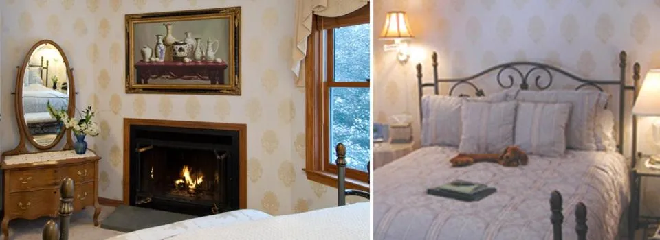 Queen Room with Pool View in Inn at Ellis River