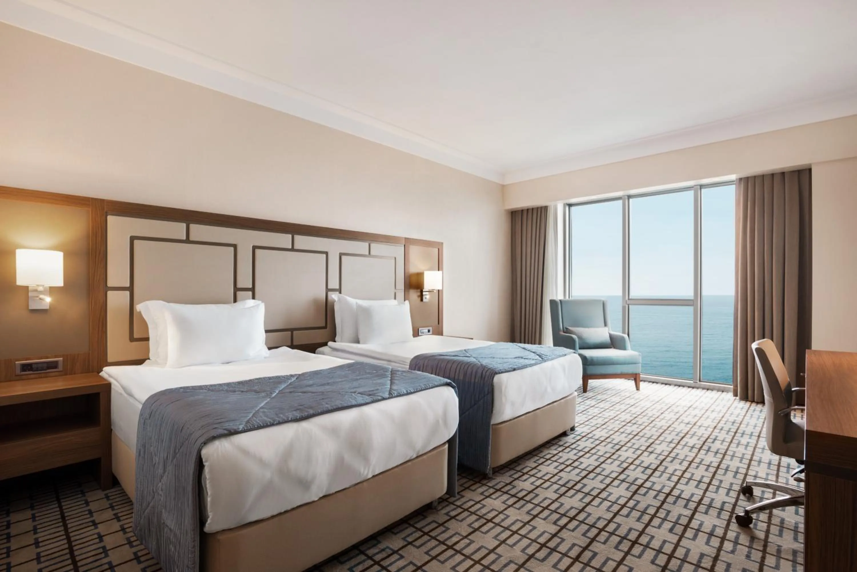 Twin Room with Two Twin Beds - Sea View in Ramada Plaza by Wyndham Rize