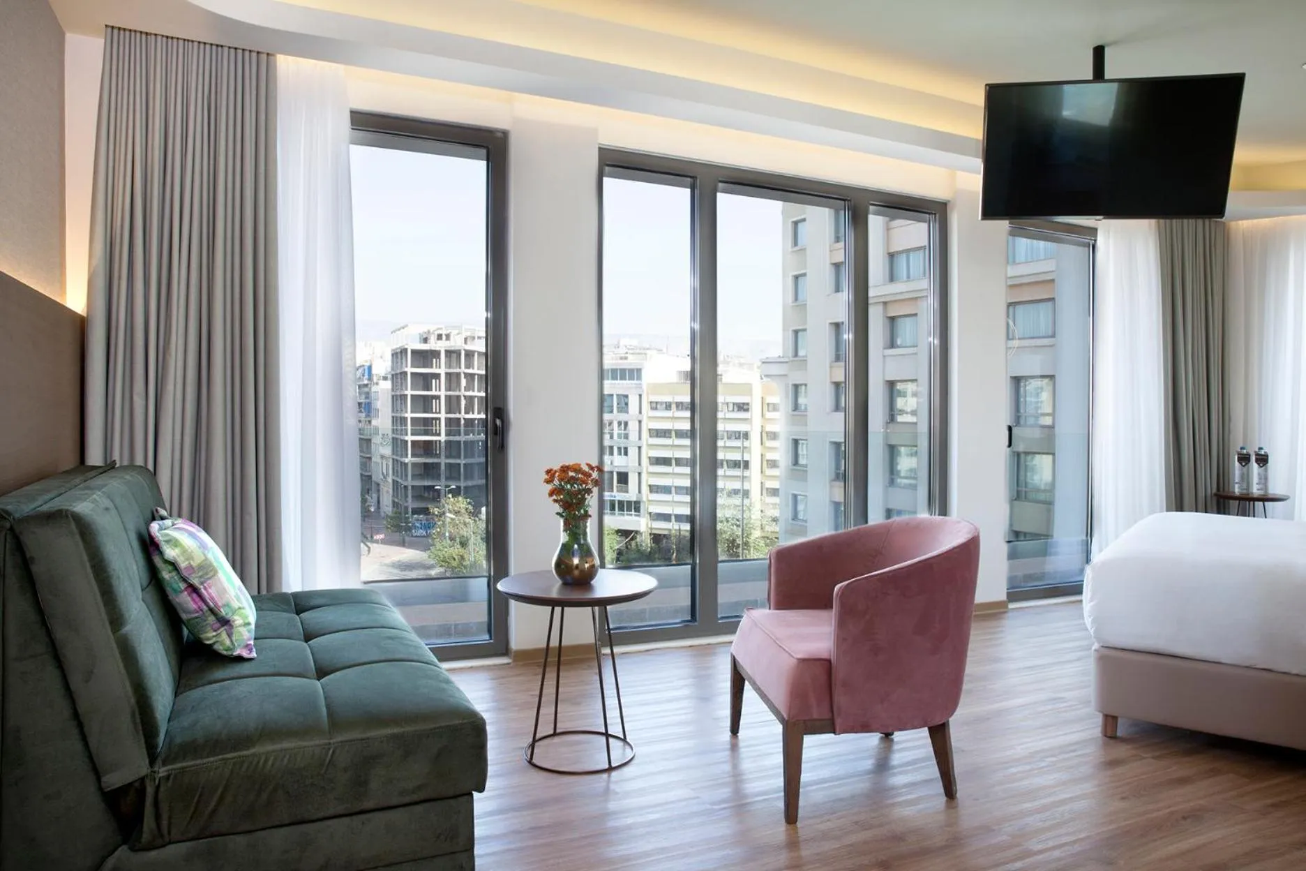 Executive Suite with City View in Zeus Essence Wyndham Athens Residence