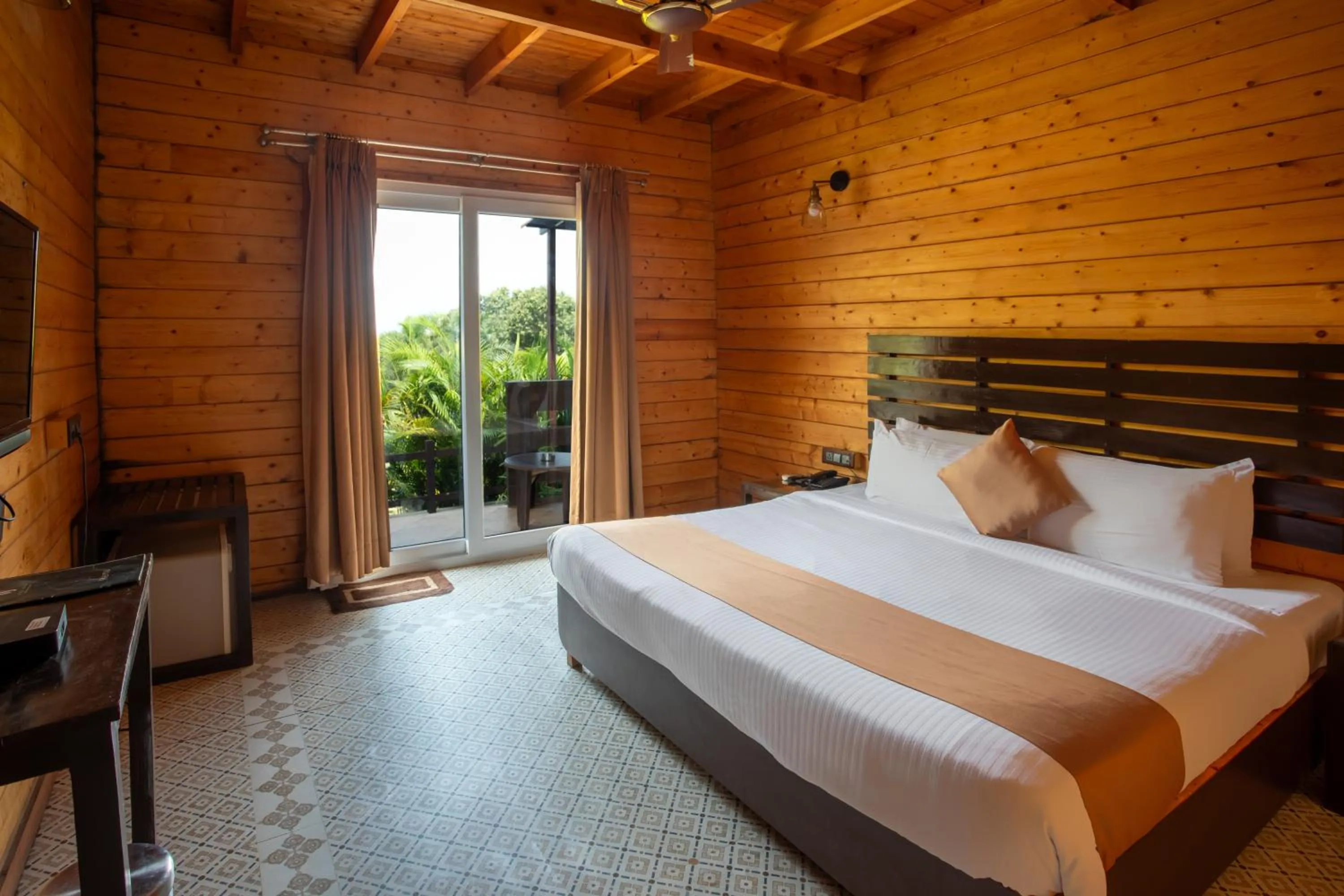 Wooden Cottage  in Stone Wood Resort, Mandrem