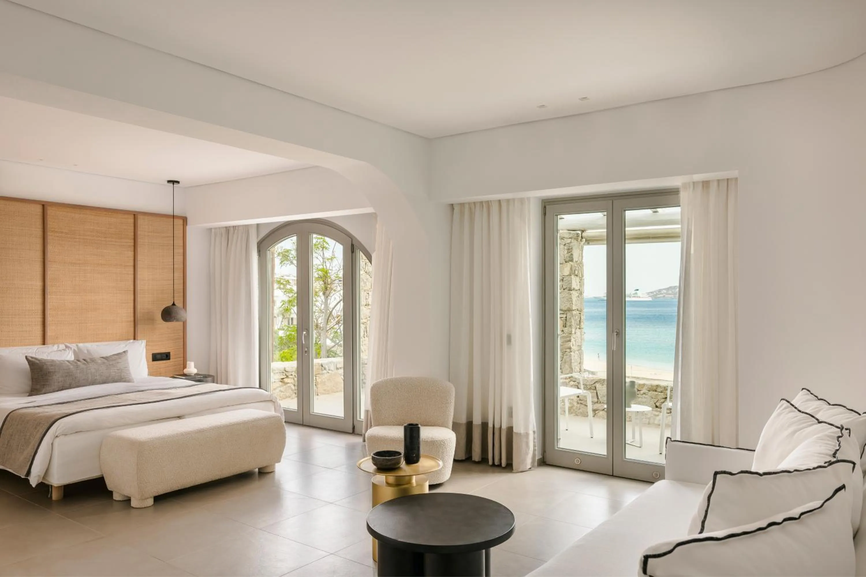 Superior Suite with Sea View in Grace Mykonos