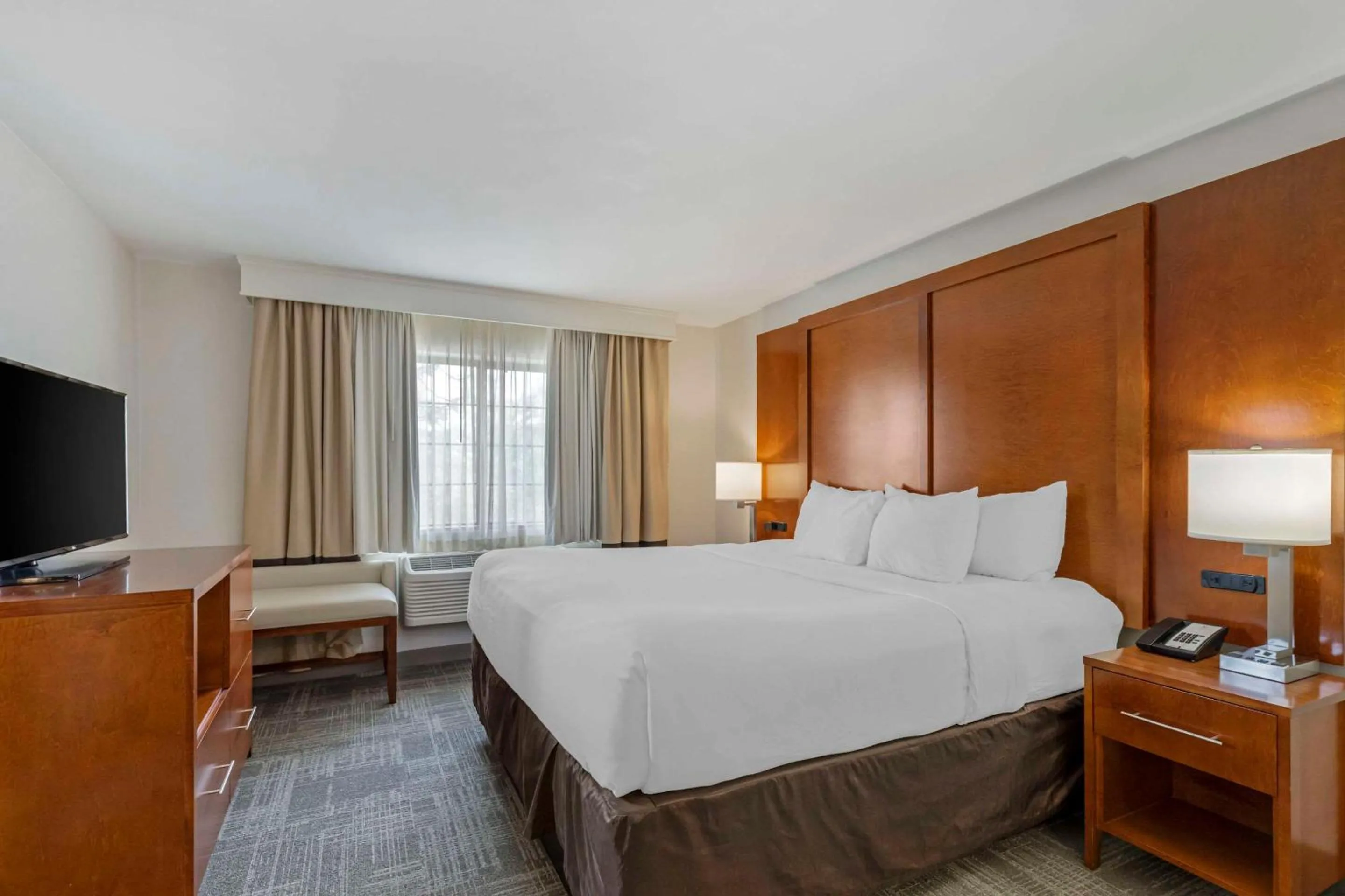 King Suite with Sofa Bed and Balcony - Non-Smoking (No Pets Allowed) in Comfort Suites Golden West on Evergreen Parkway