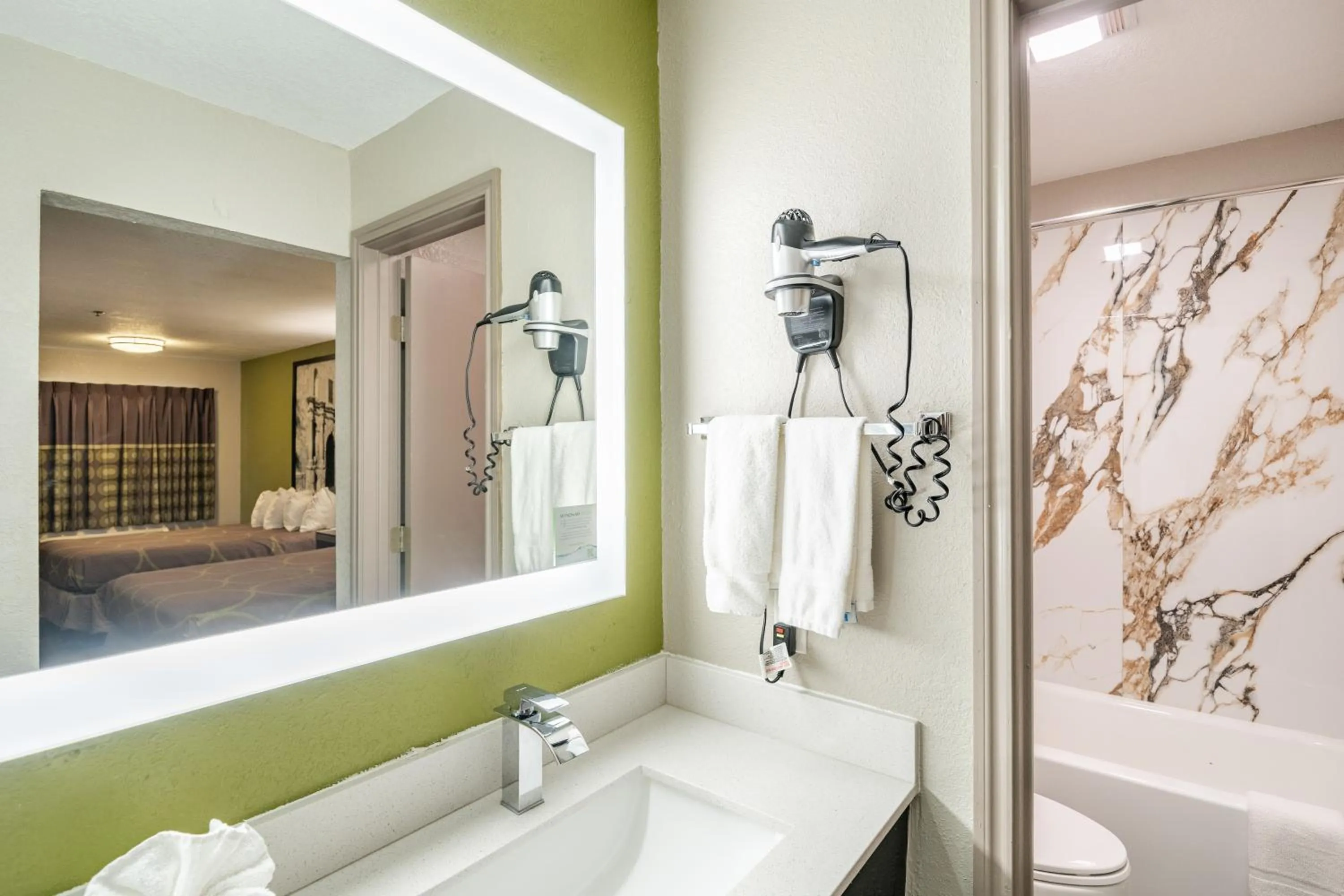 Queen Room with Two Queen Beds - Non-Smoking in Super 8 by Wyndham San Antonio/Riverwalk Area