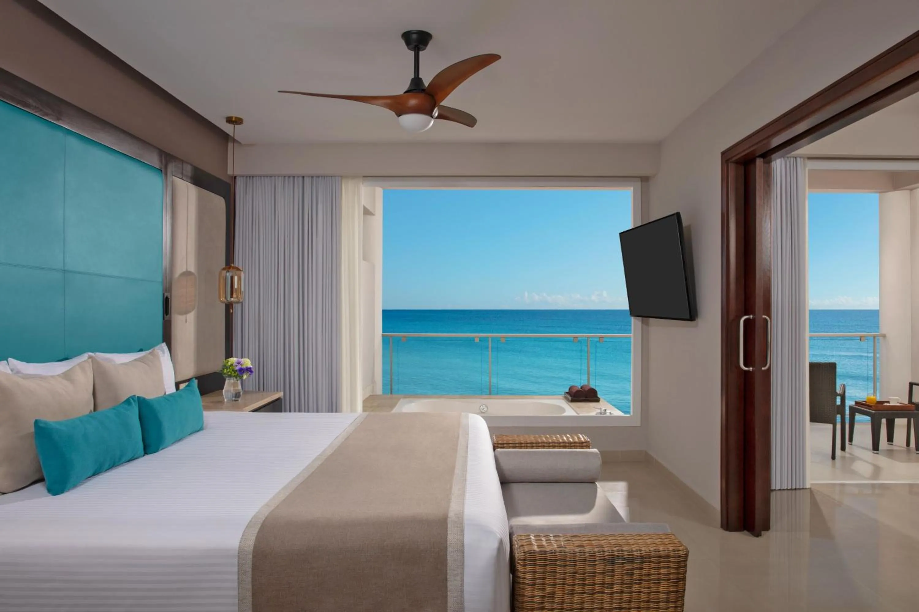 Preferred Club Ocean Front King Bed in Dreams Jade Resort & Spa - All Inclusive