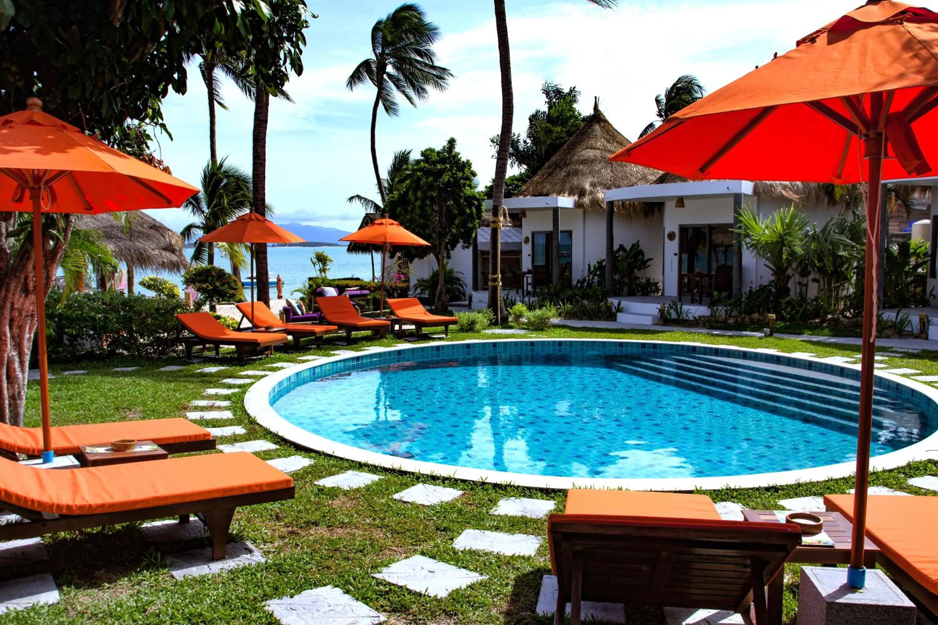 Classic Pool View Bungalow in Secret Garden Beach Resort