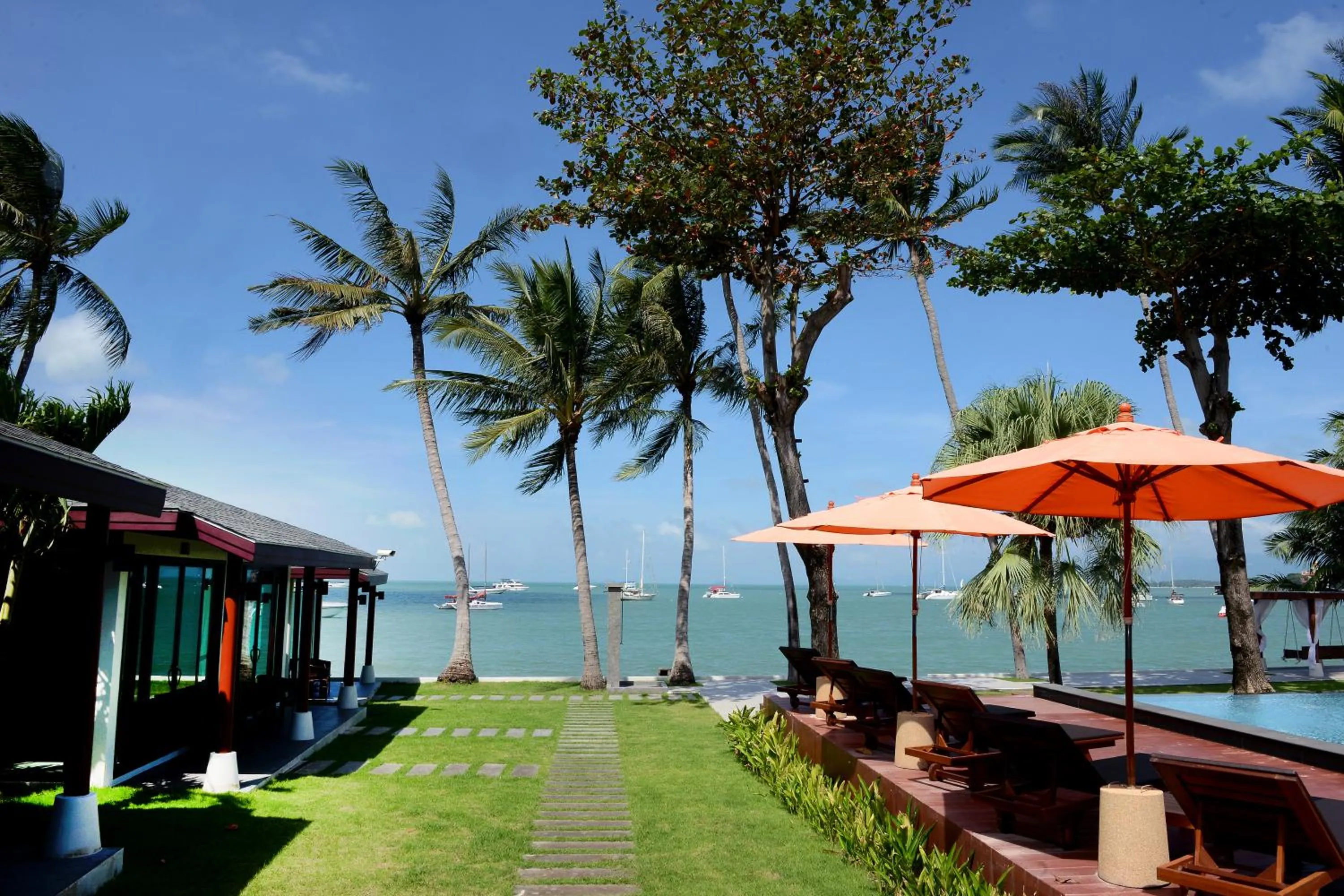 Super Deluxe with Side Sea View in Samui Mermaid Beachfront