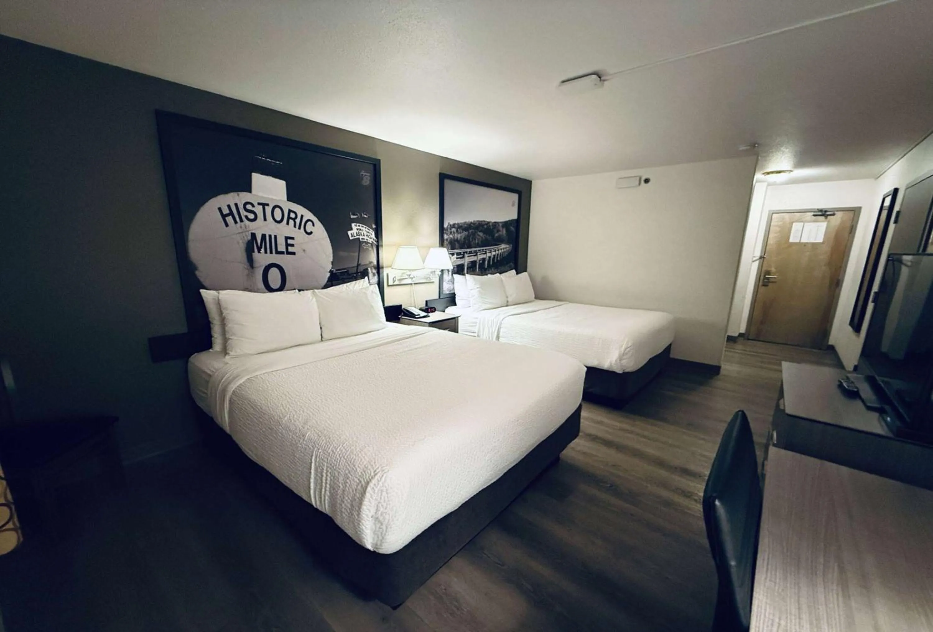 Queen Room with Two Queen Beds - Non-Smoking in Super 8 by Wyndham Dawson Creek