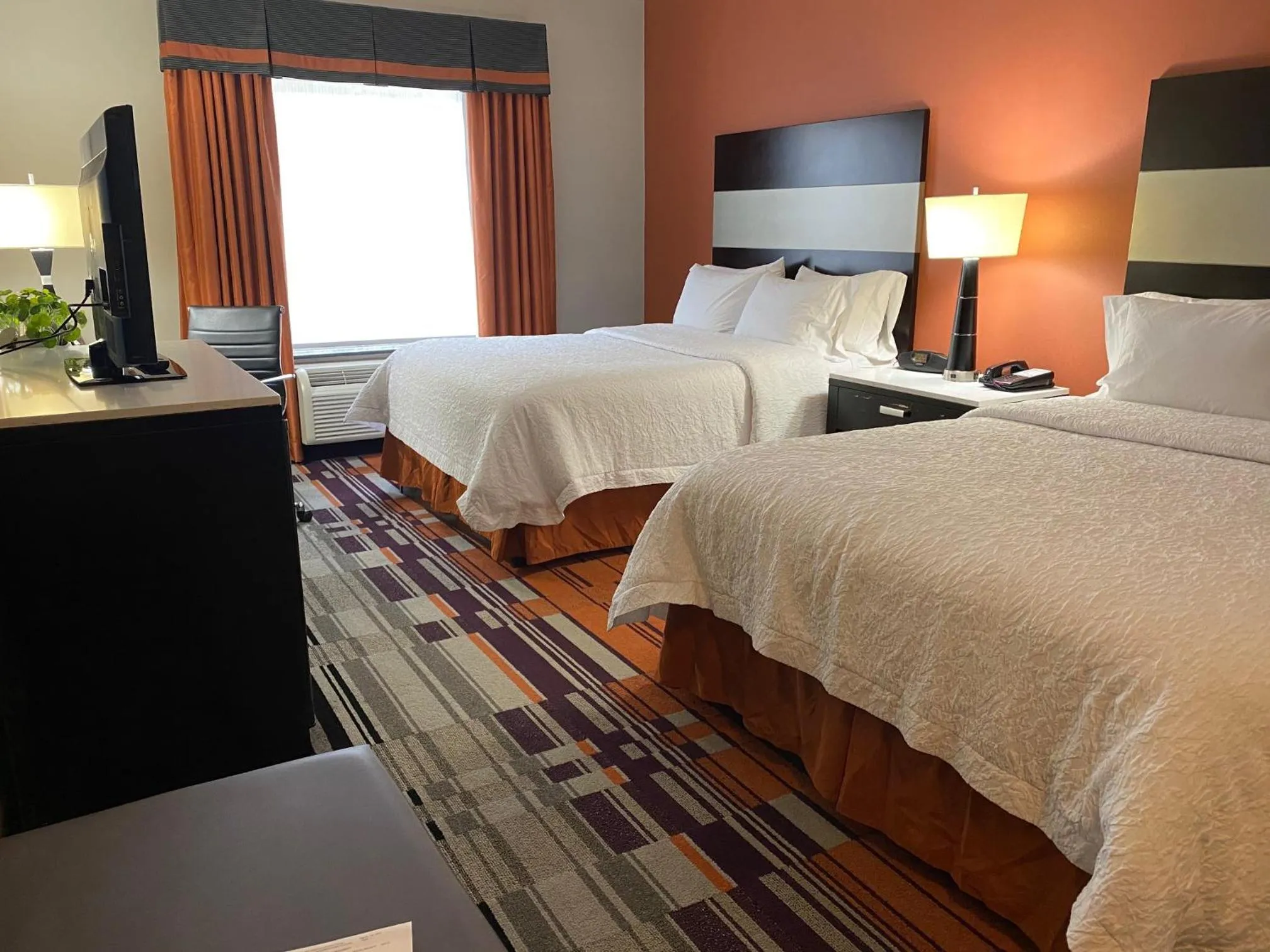 Room with Two Queen Beds - Non-Smoking in Hampton Inn by Hilton Leesville Fort Johnson
