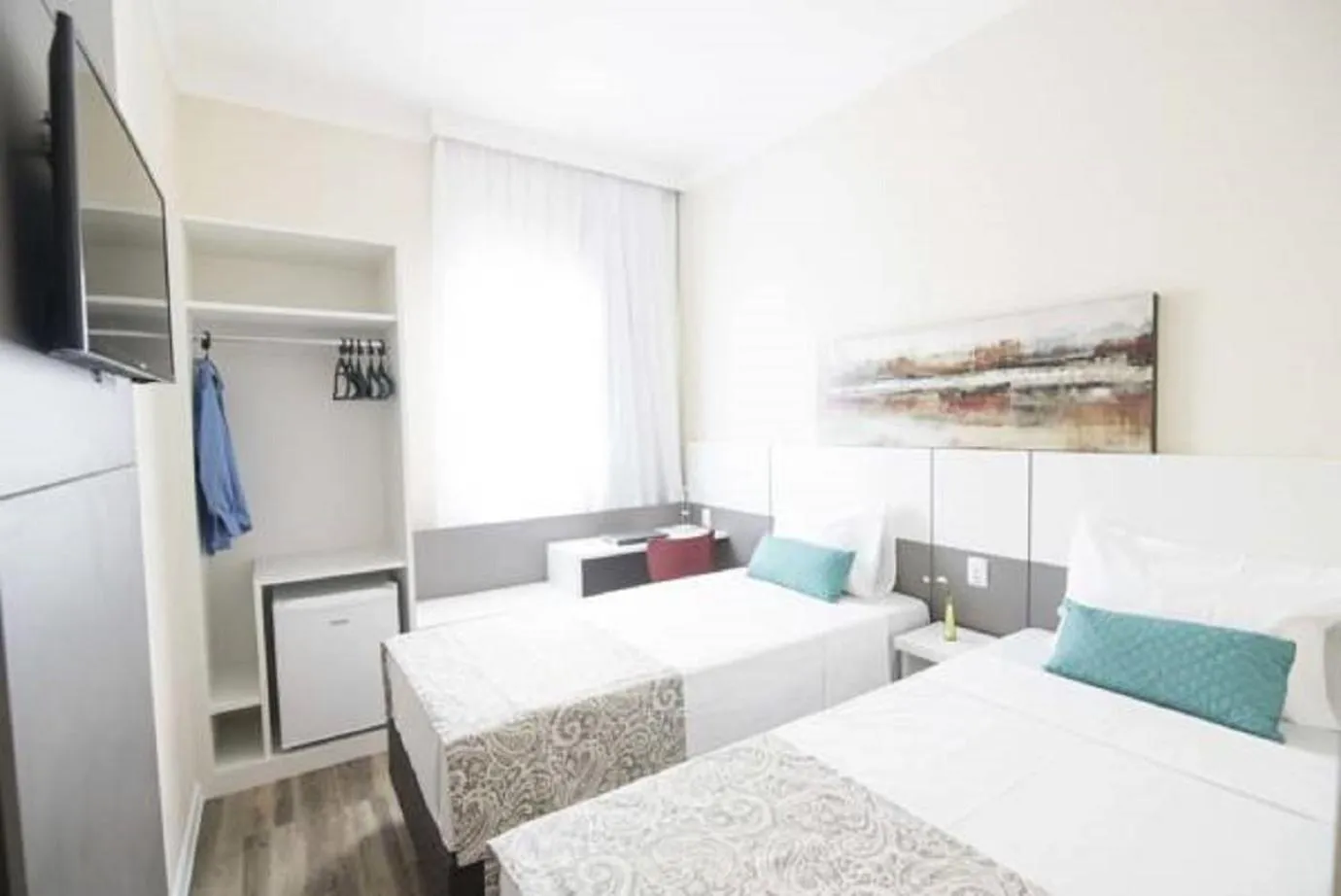 Quarto Standard com 2 Camas de Solteiro - single occupancy in Hotel H2 Congonhas