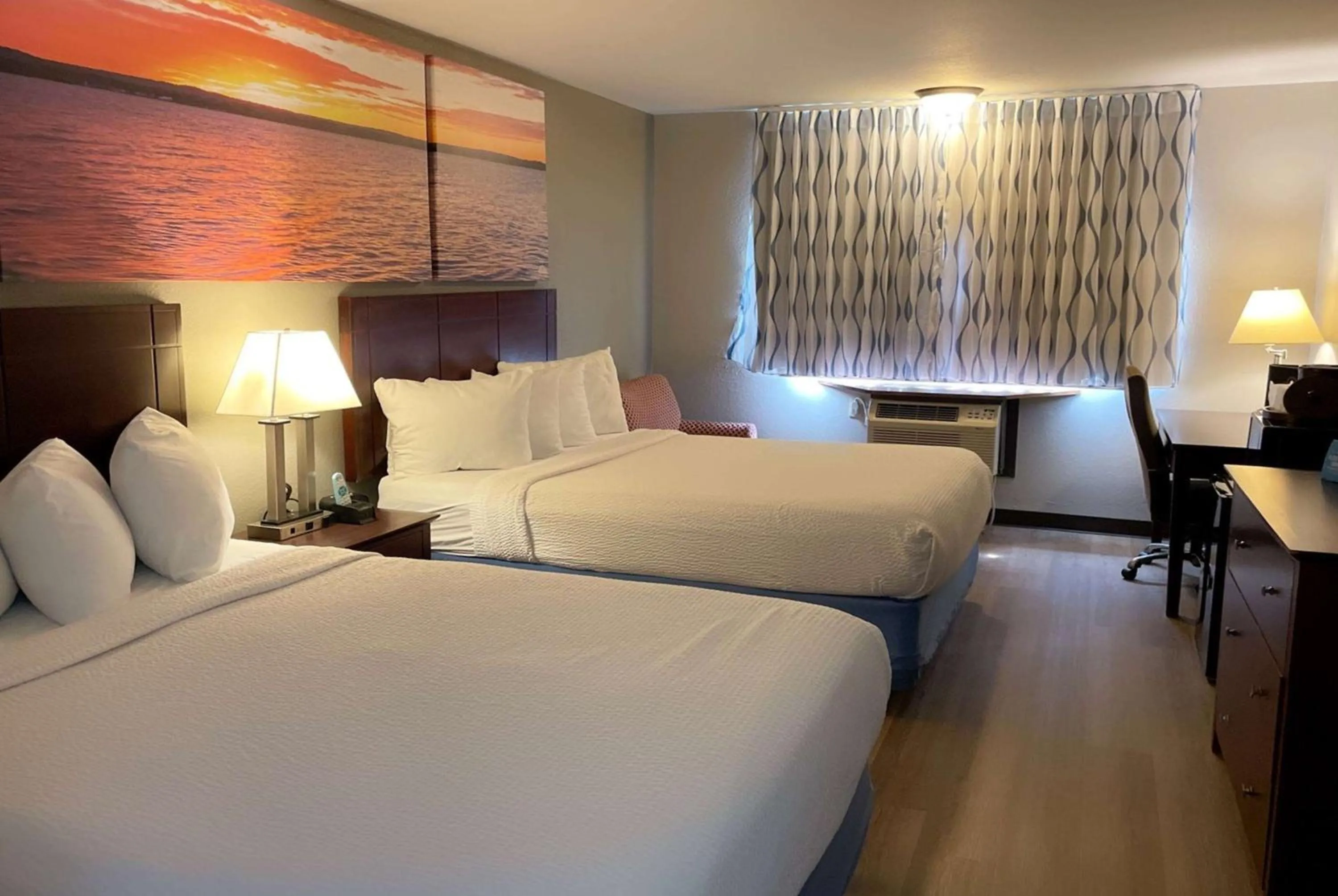 Queen Room with Two Queen Beds - Non-Smoking in Days Inn & Suites by Wyndham Stevens Point