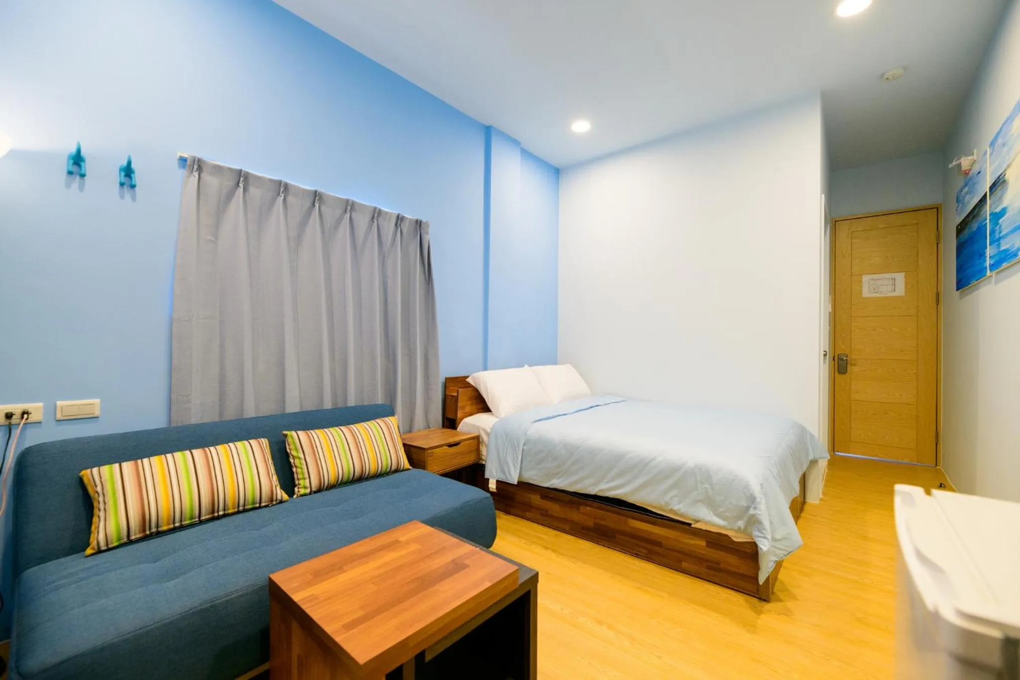 Double or Twin Room with Extra Bed in 夏海民宿