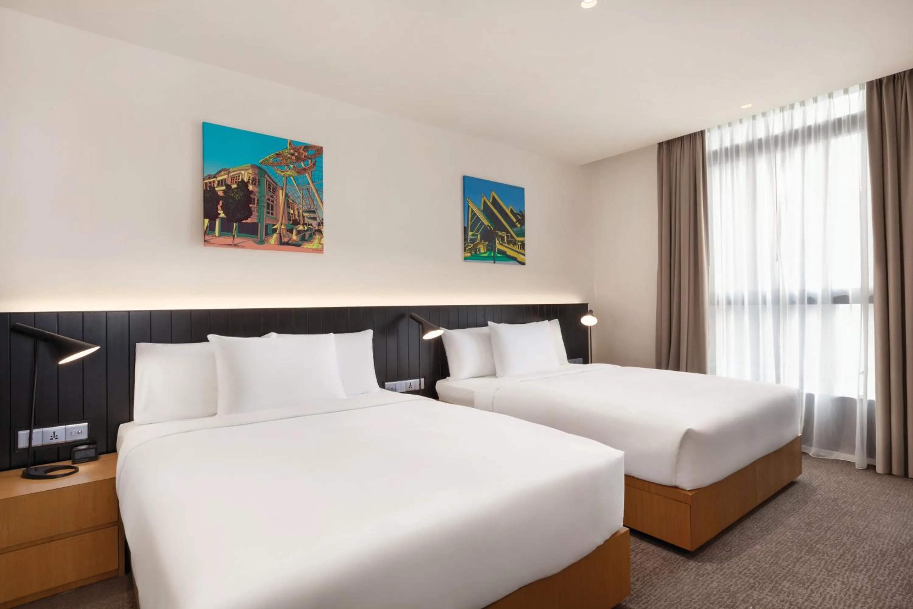 One-Bedroom Suite with Two Queen Beds and Sofa Bed in Hyatt House Kuala Lumpur, Mont Kiara