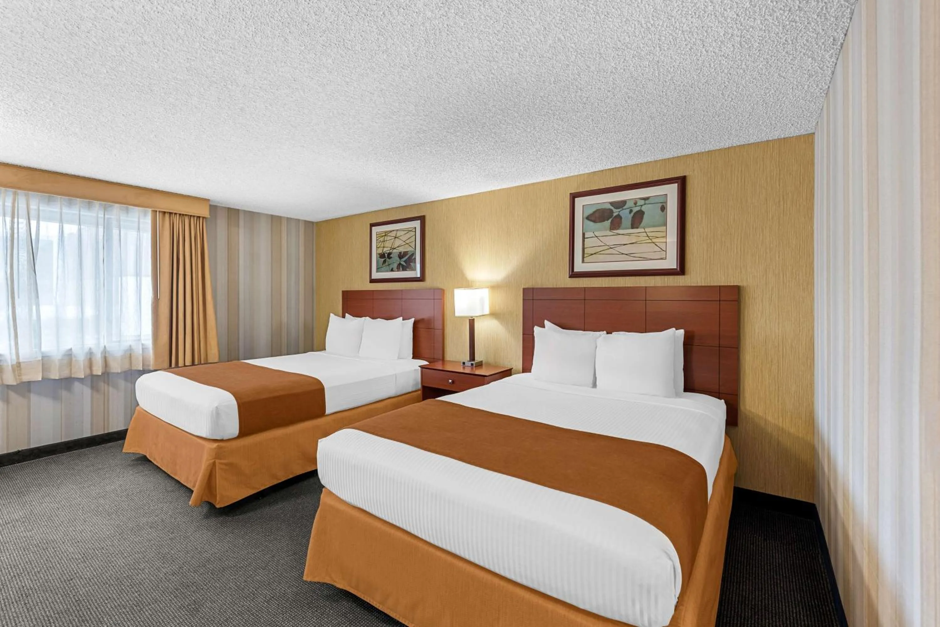 Queen Room with Two Queen Beds with Roll-In Shower - Mobility Access in Best Western Cascadia Inn