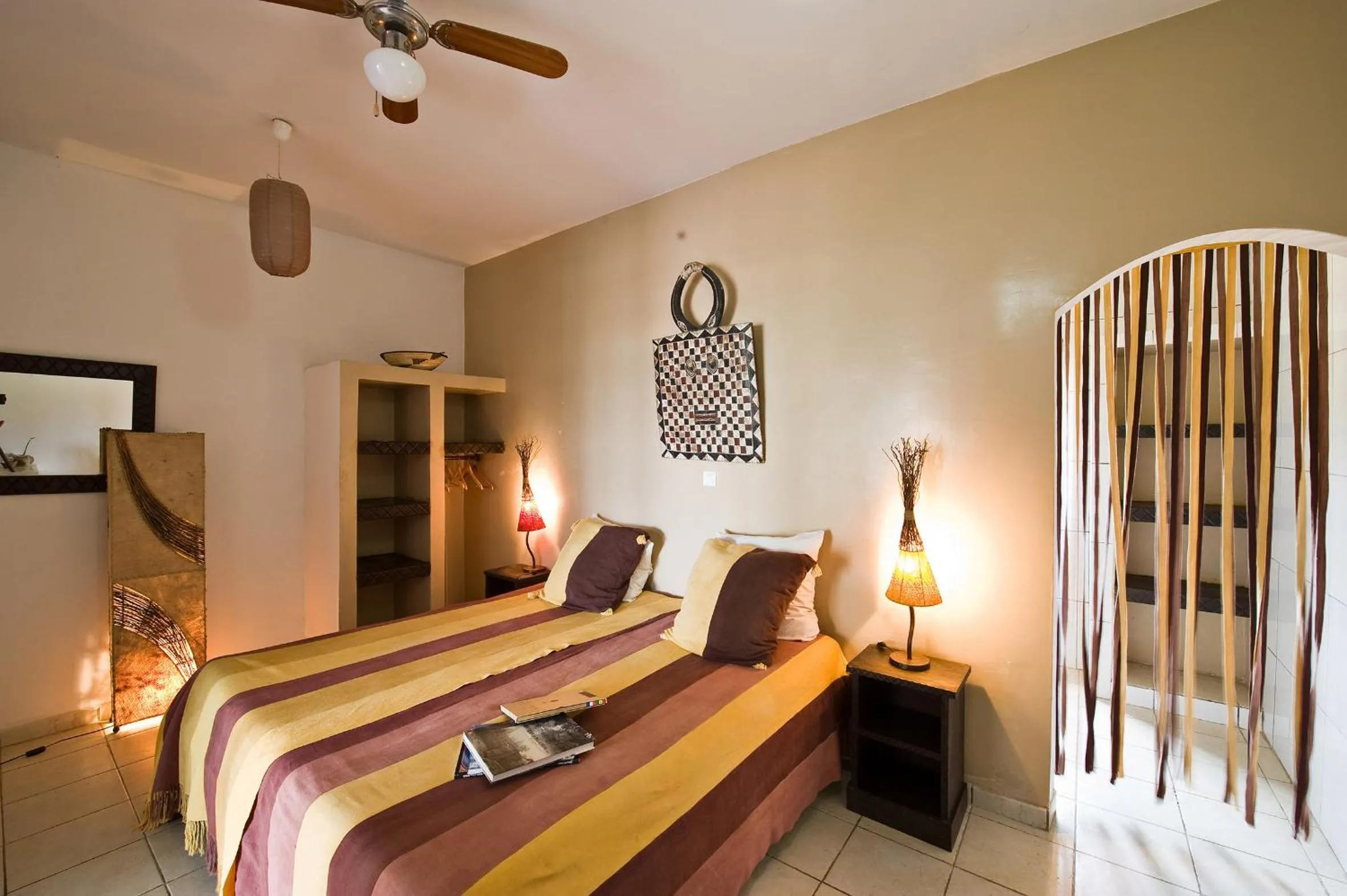 Double or Twin Room with Garden View in La Maison Abaka