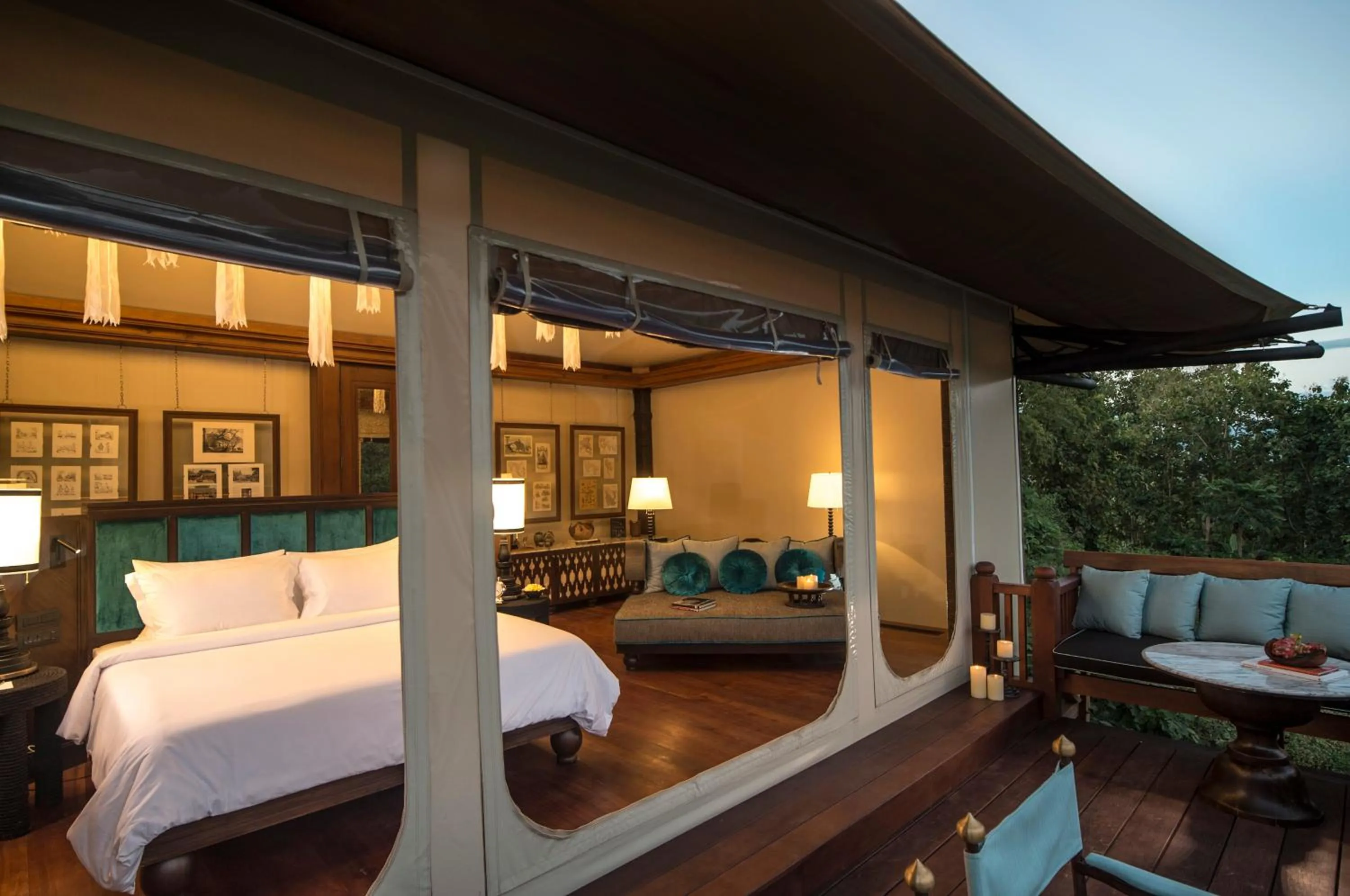 Hilltop Tent in Rosewood Luang Prabang