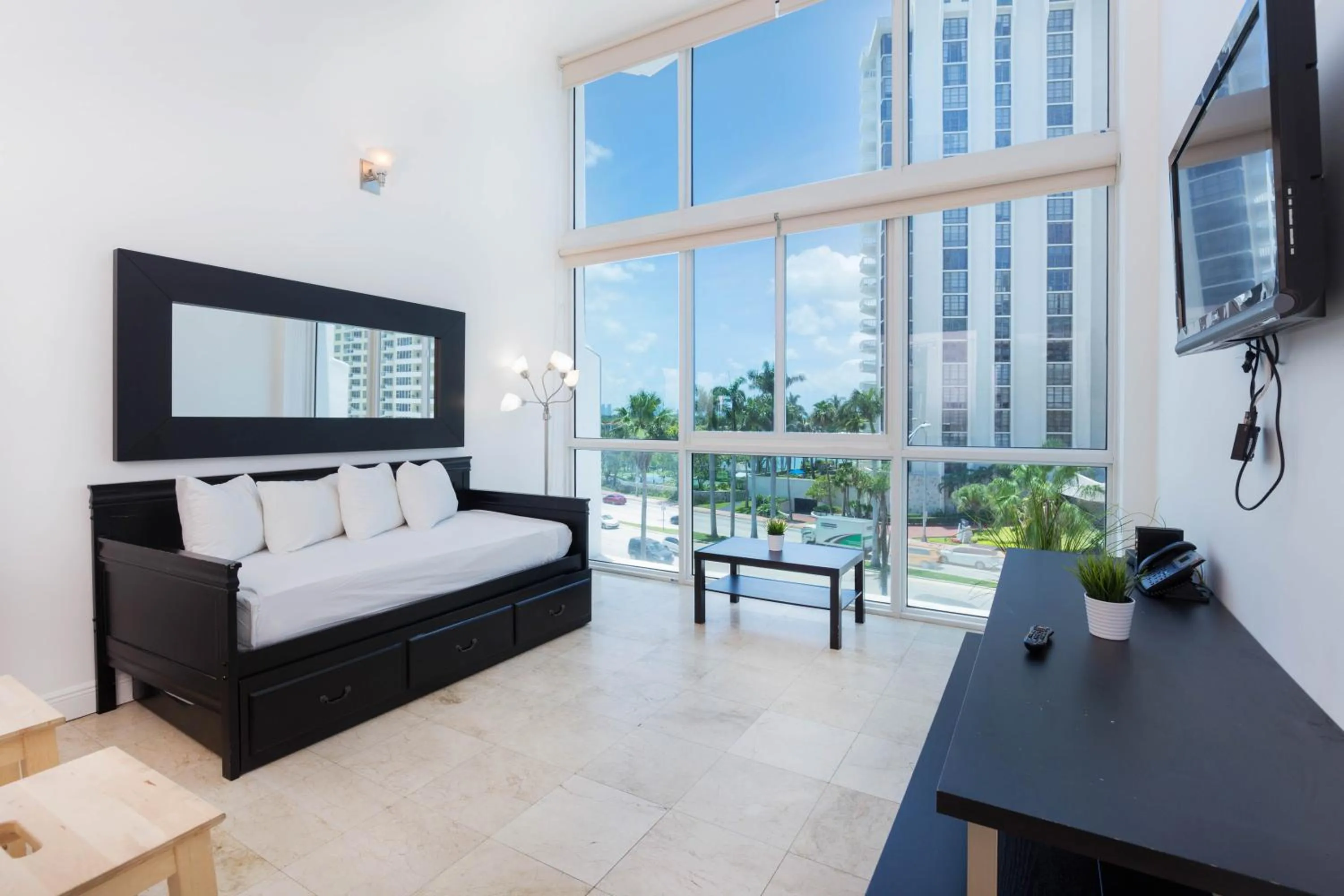 Suite with City View in New Point Miami Beach Apartments