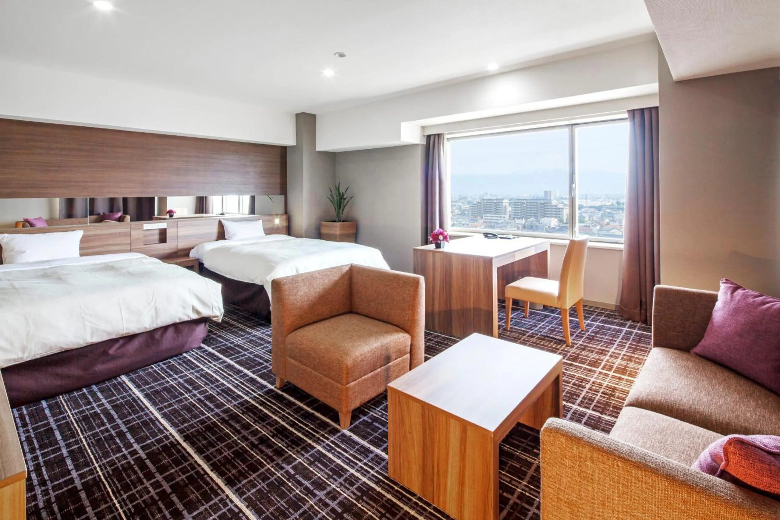 Deluxe Twin Room - single occupancy in Kofu Kinenbi Hotel