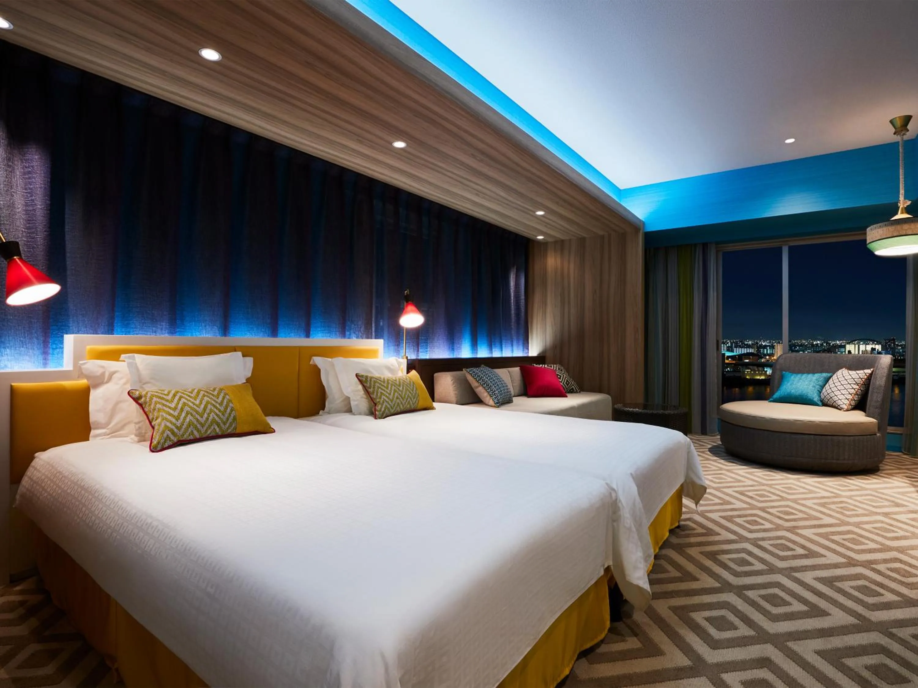 Carib Deluxe Corner Twin Room - Non-Smoking in Hotel Universal Port