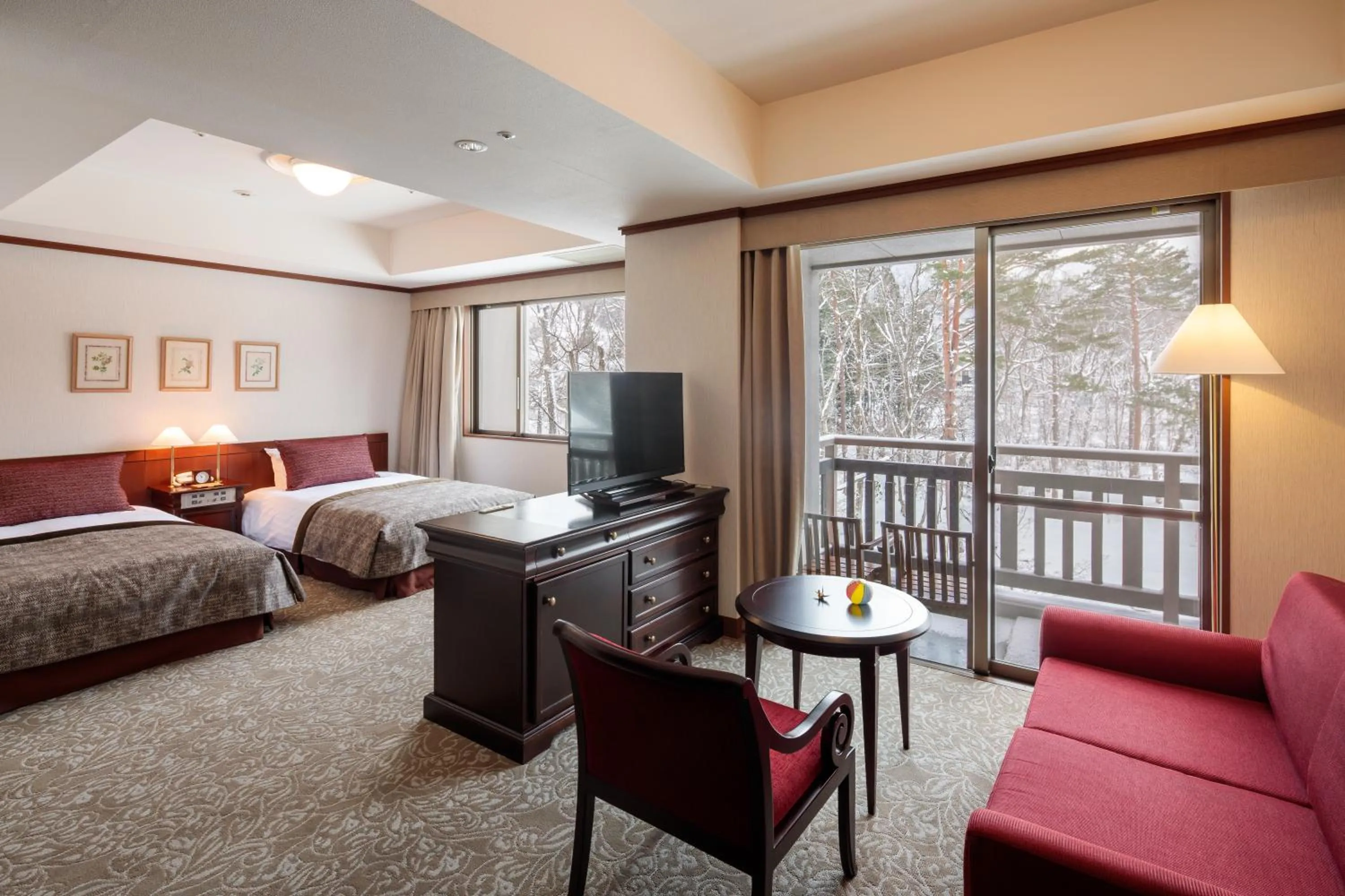 Deluxe Twin Room with Balcony in Hakuba Tokyu Hotel