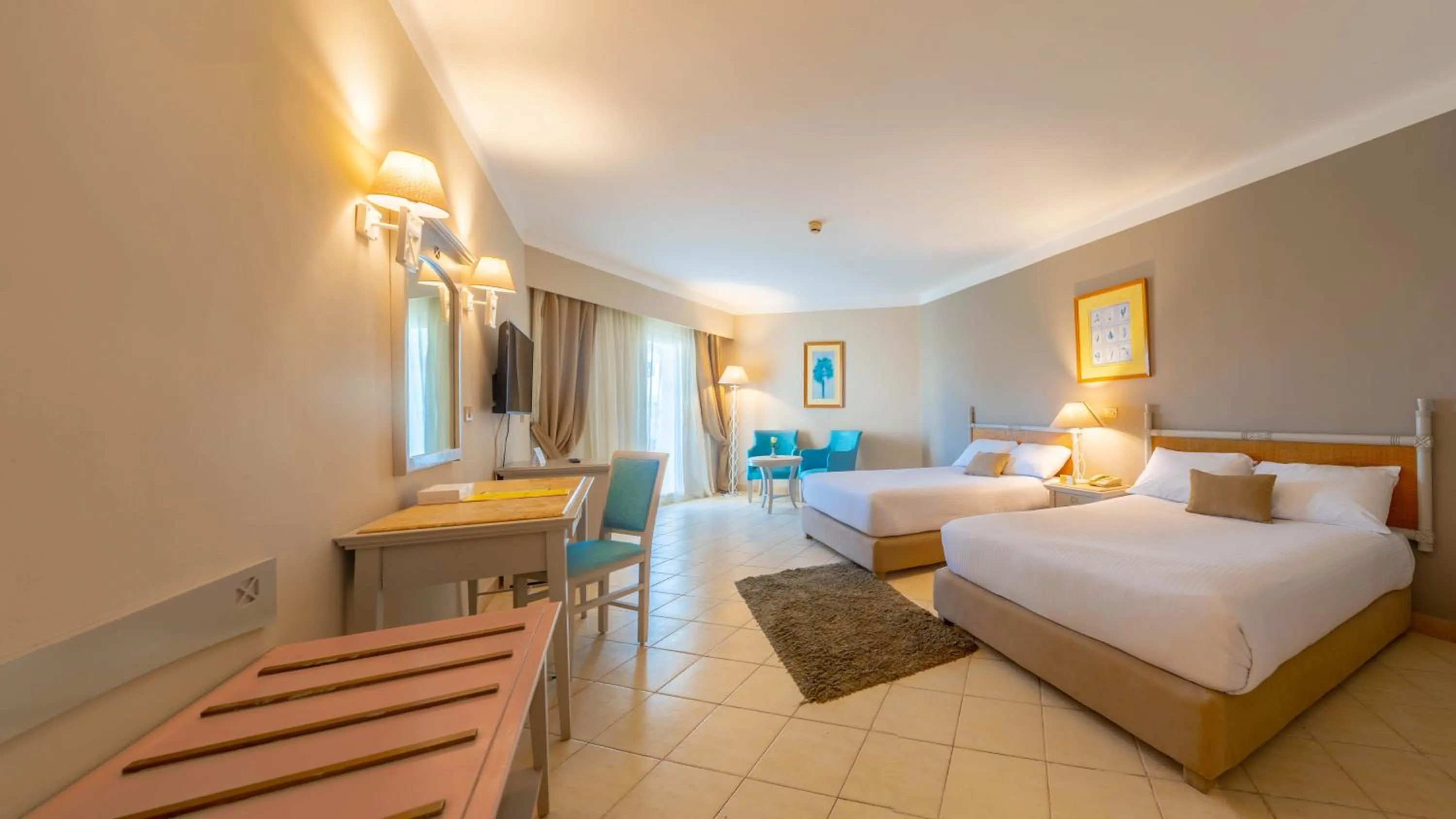 Standard Double Room with Side Sea View in Aurora Oriental Resort Sharm El Sheikh