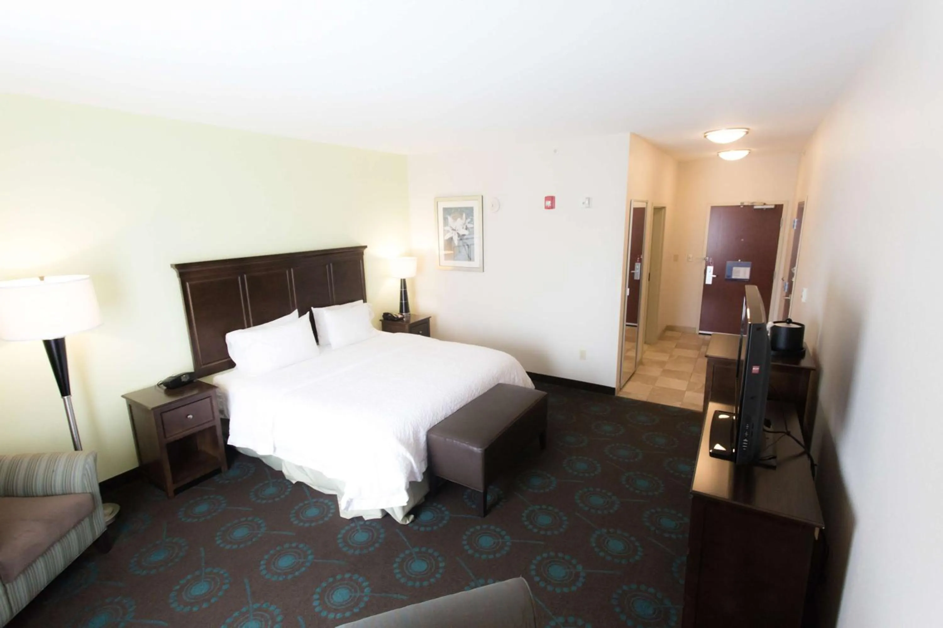 King Room with Accessible Tub - Mobility and Hearing Access/Non-Smoking in Hampton Inn & Suites Middlebury