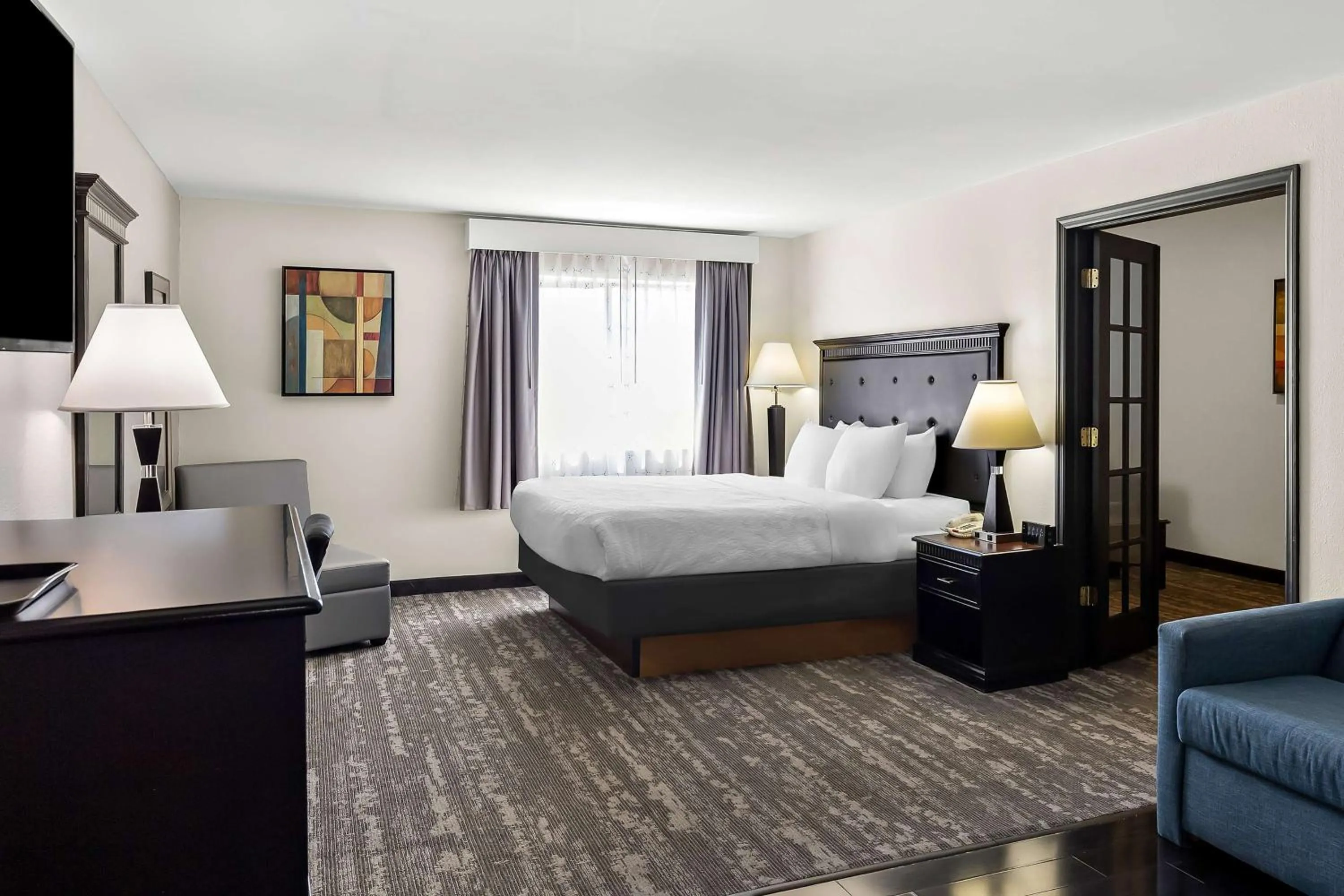 Two-Room King Suite with Sofa Bed - Pet Friendly/Non-Smoking in Best Western Saluki Inn