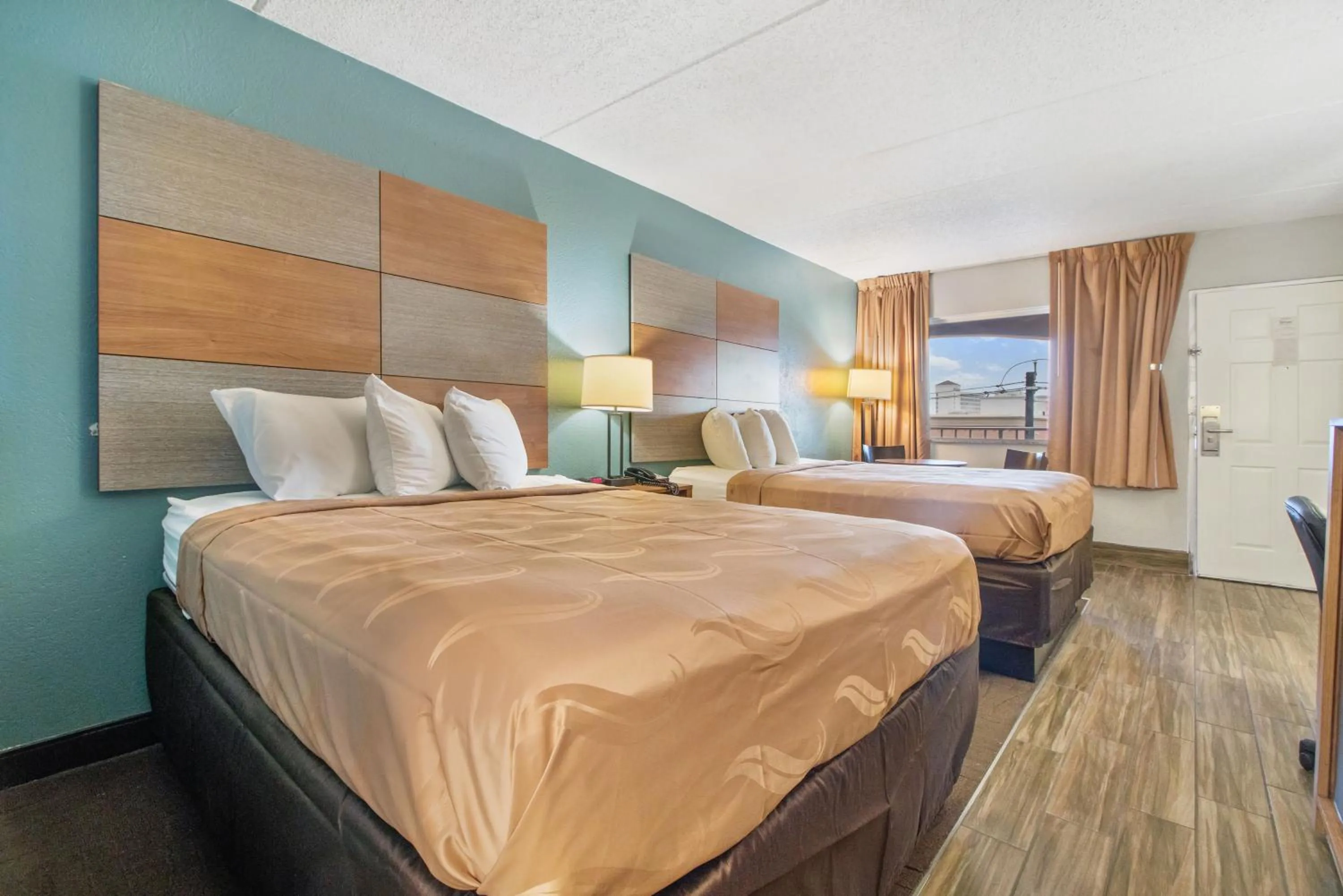 Economy Double Queen in Beachfront Palms Hotel Galveston