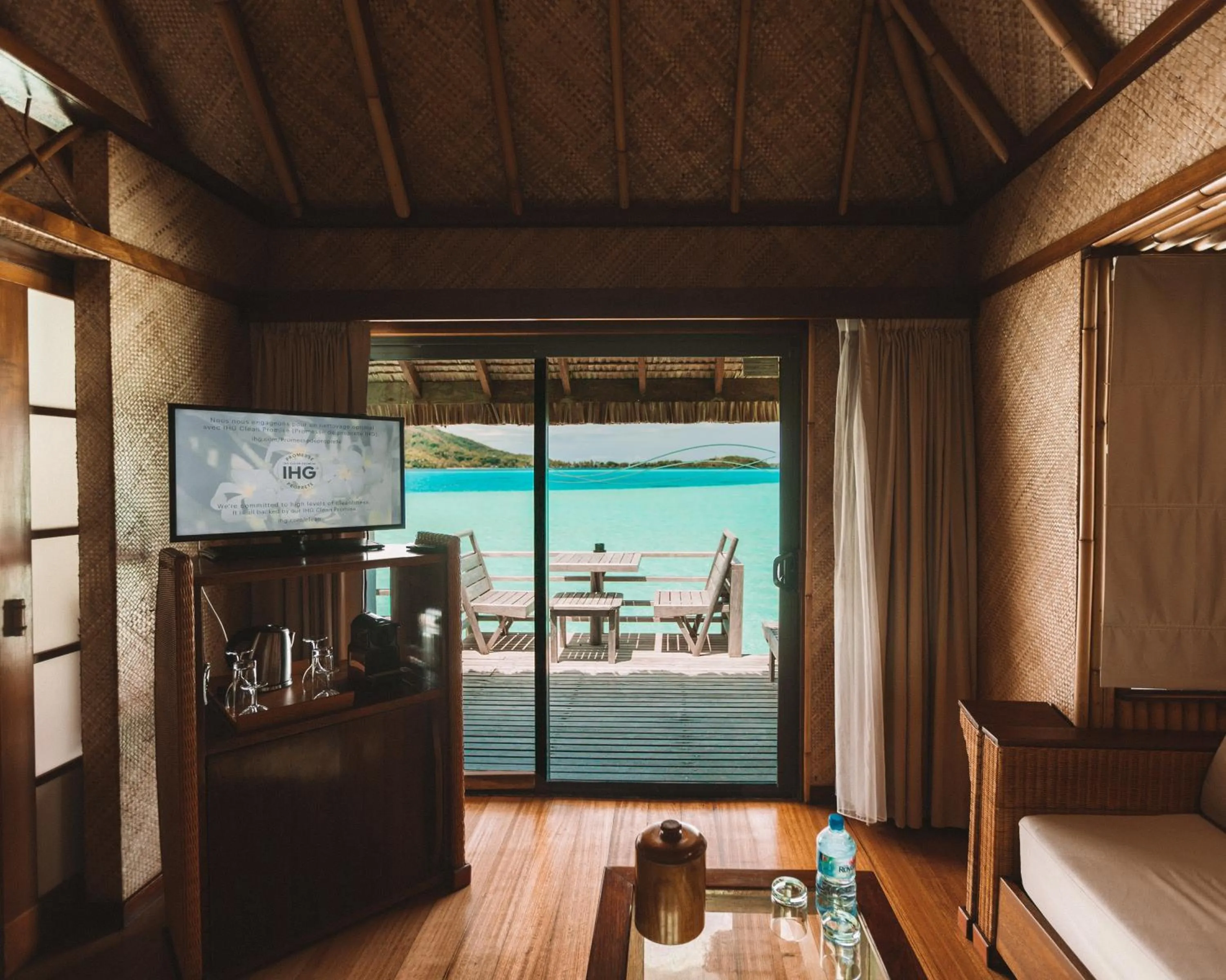1 King Overwater Bungalow Lagoon View in InterContinental Bora Bora Le Moana Resort by IHG