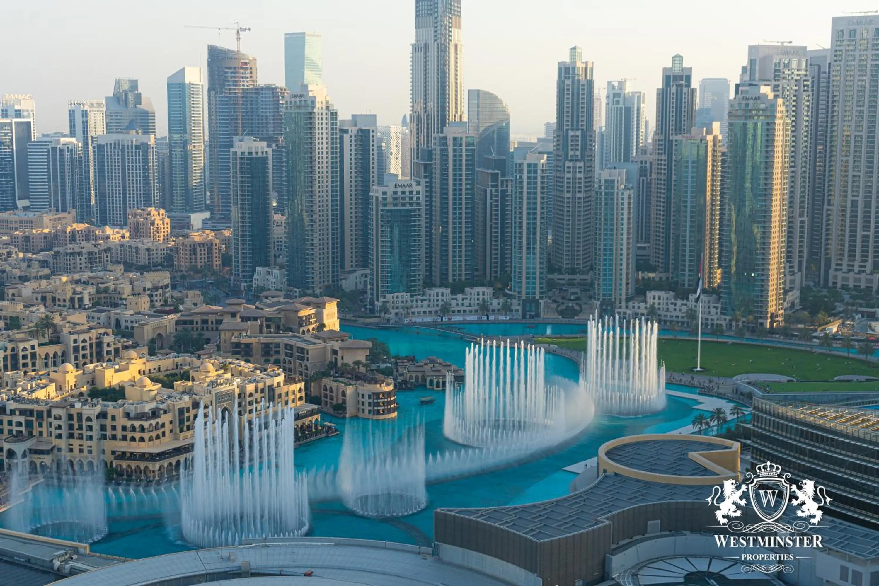 Three-Bedroom with Full Fountain and Burj Khalifa View in Westminster Dubai Mall