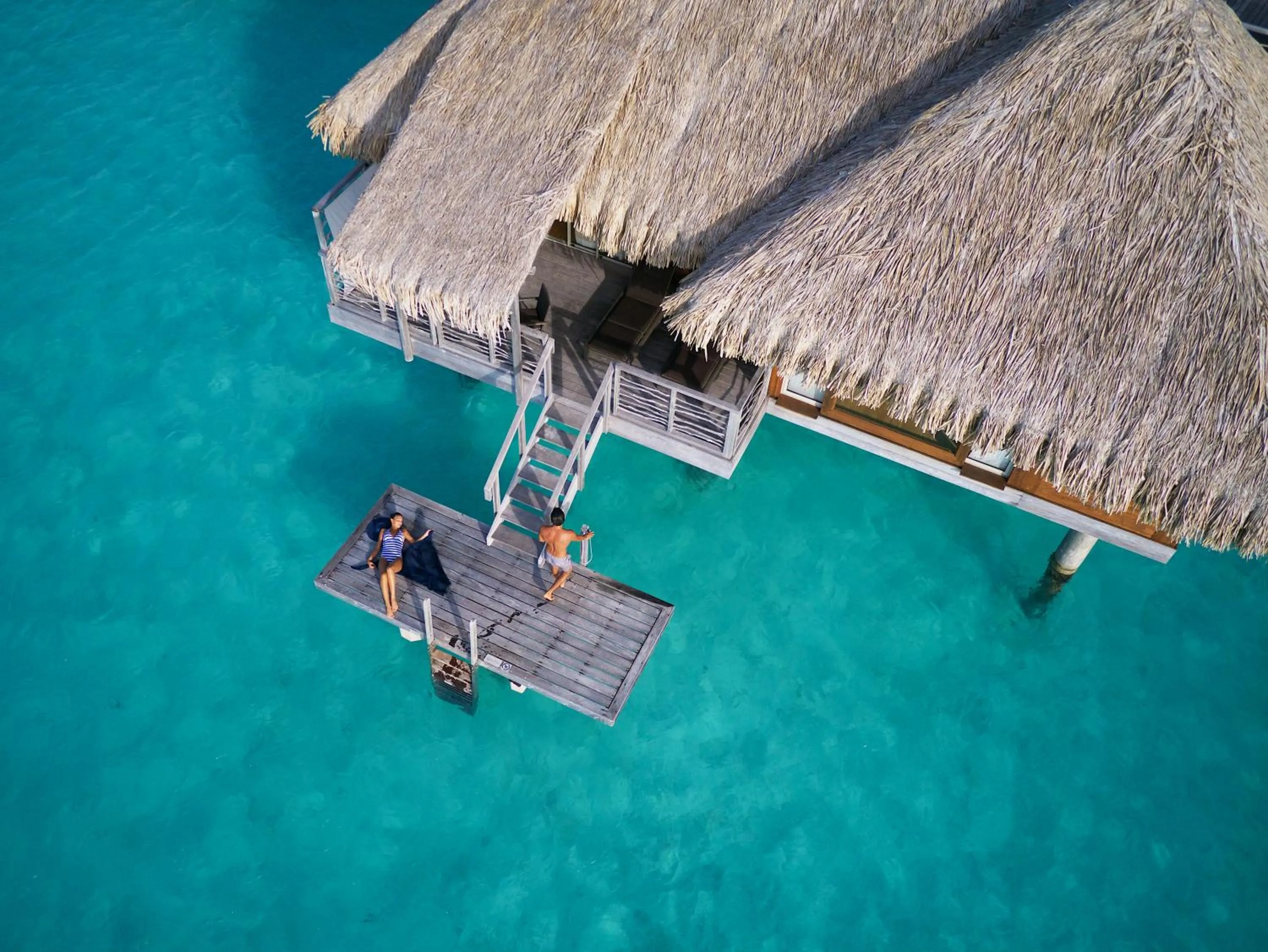 Overwater Villa with Lagoon view in InterContinental Bora Bora & Thalasso Spa by IHG