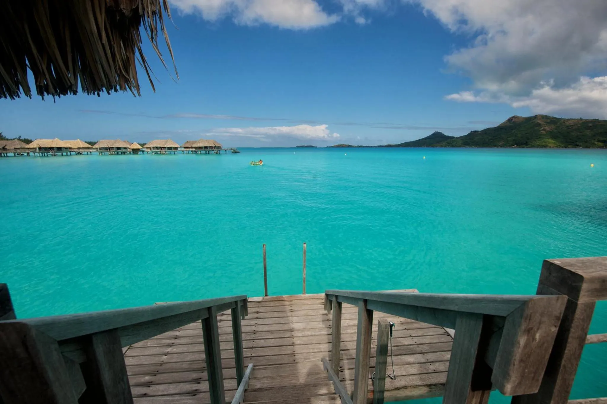 Overwater Villa with King Bed and Mountain View in InterContinental Bora Bora & Thalasso Spa by IHG
