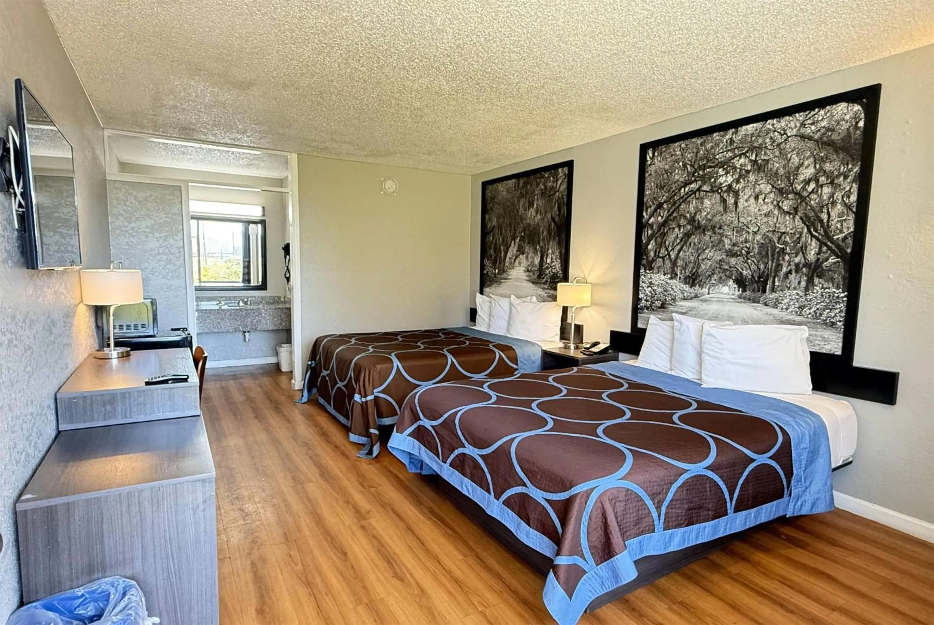 Double Room with Two Double Beds - Non-Smoking in Super 8 by Wyndham Hardeeville - Savannah North