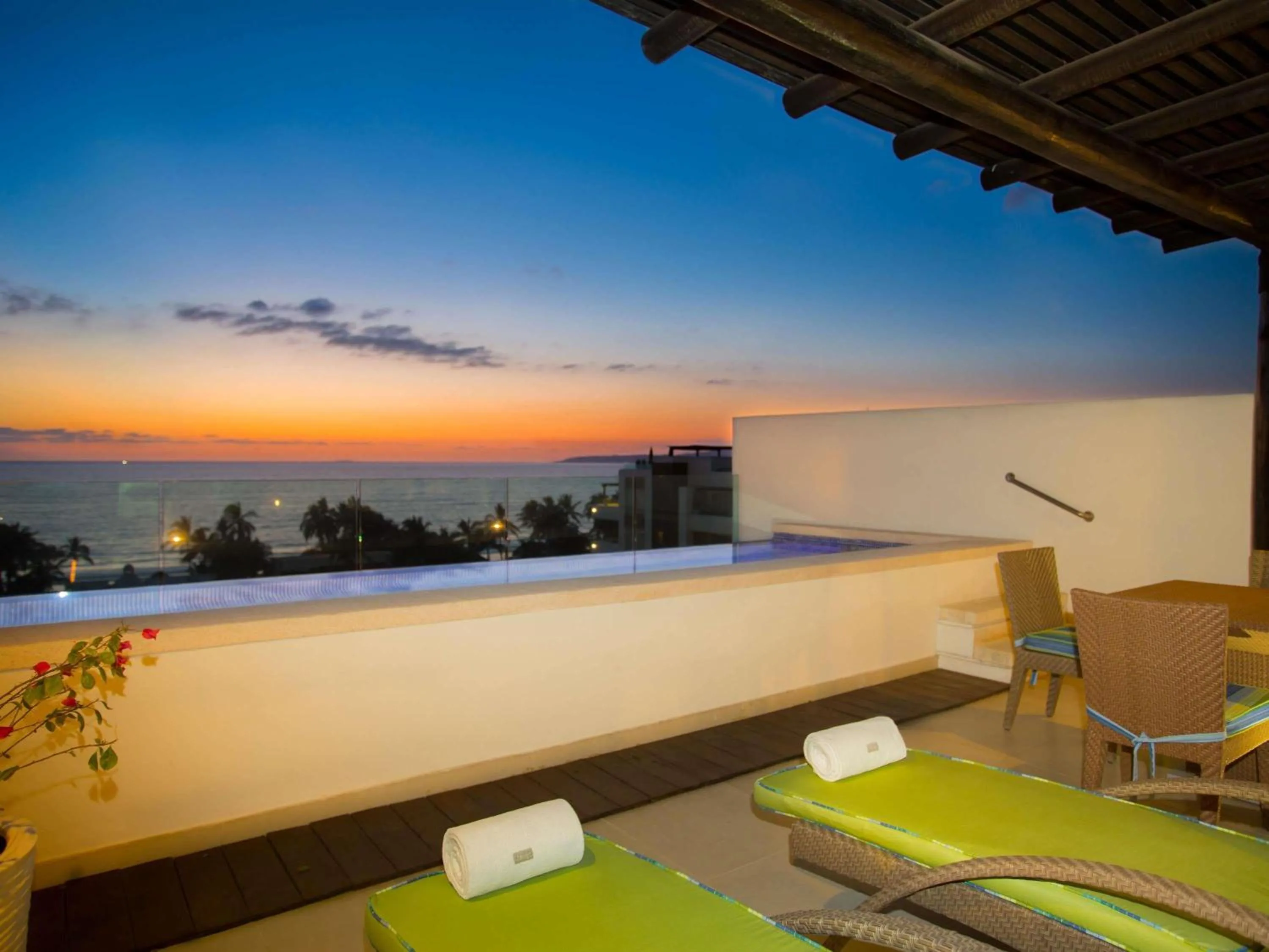 One-Bedroom King Room with Two Double Beds and Private Pool - Balcony/Kitchen in Marival Distinct All-Suites & World Spa - Handwritten Collection