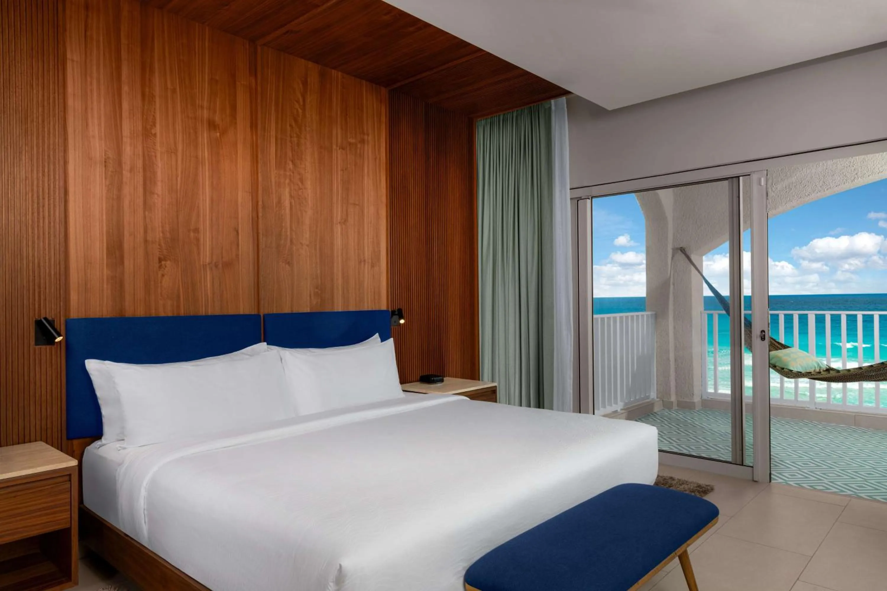 Enclave Beachfront Suite with One King and Two Murphy Beds - single occupancy in Hilton Cancun Mar Caribe All-Inclusive Resort