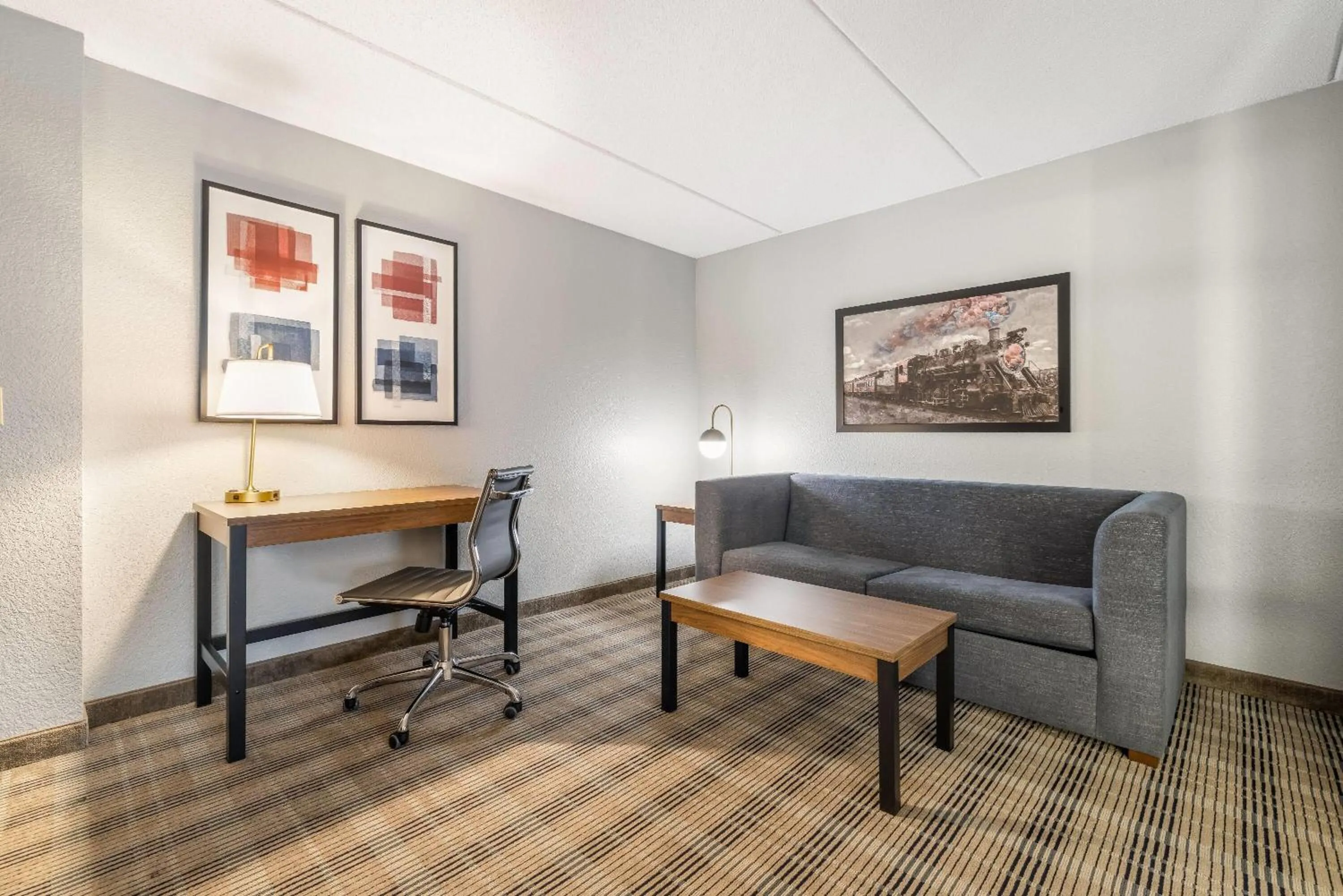 1 King Bed, Deluxe one Bedroom Suite, Non-Smoking  in AmericInn by Wyndham Mounds View Minneapolis