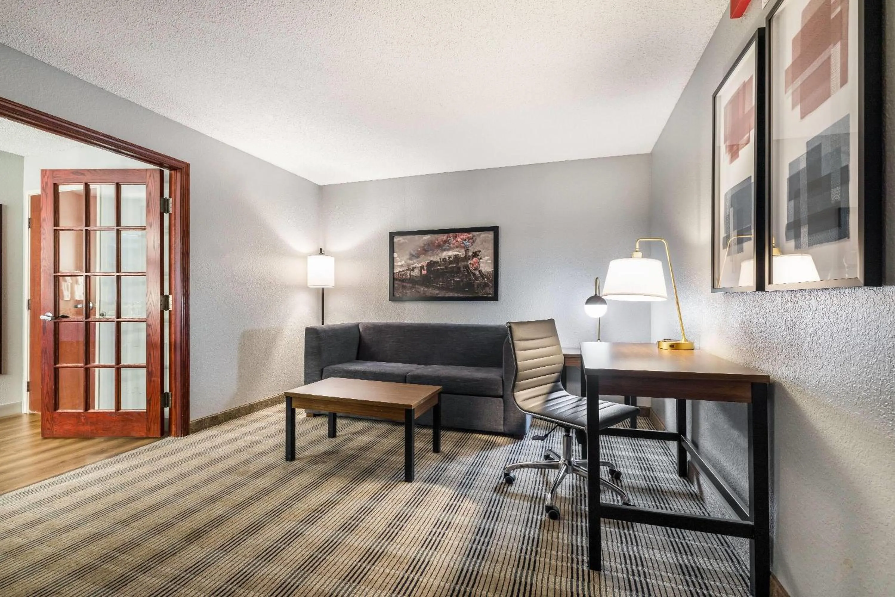 1 King Bed, Superior one Bedroom Suite, Non -Smoking  in AmericInn by Wyndham Mounds View Minneapolis