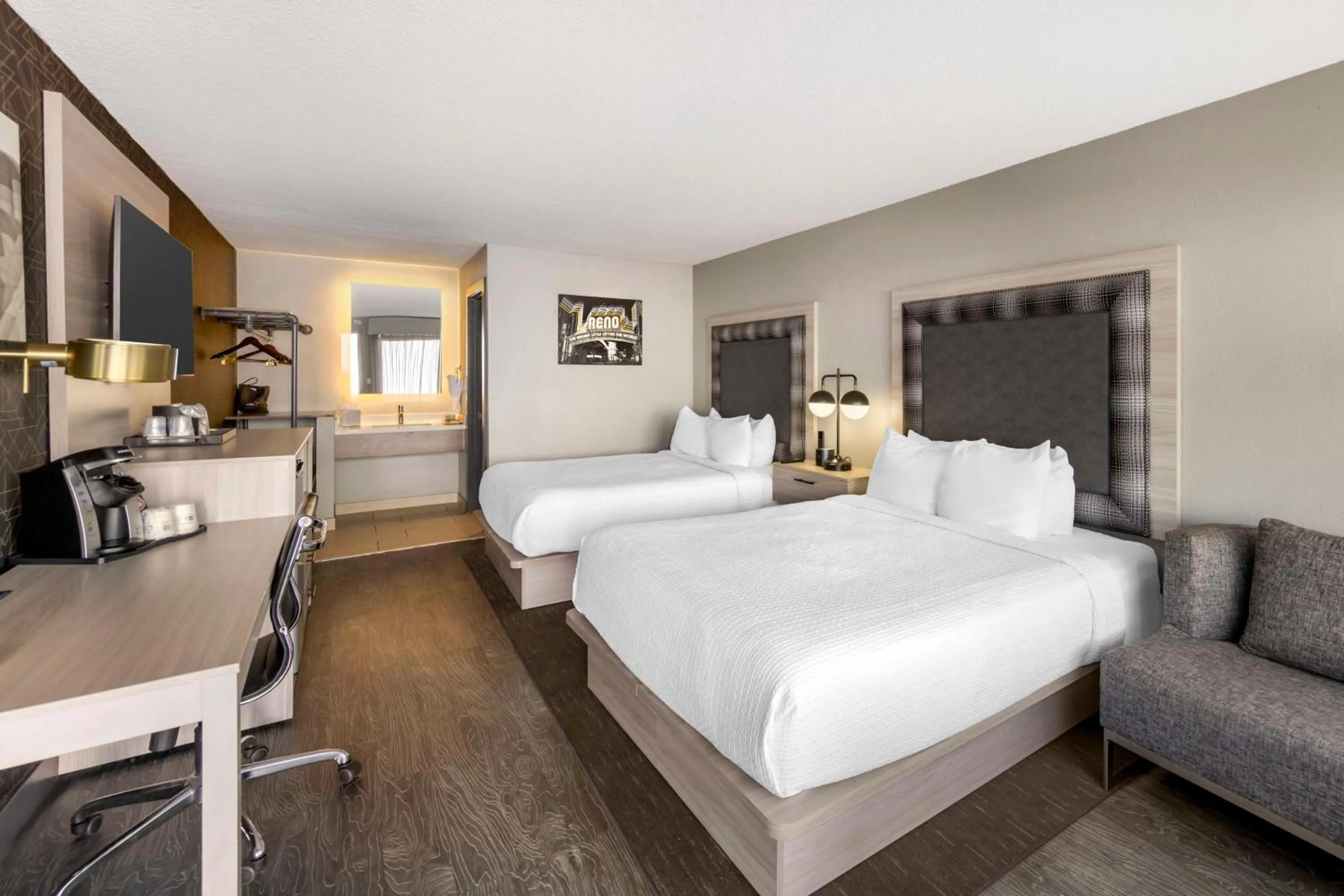 Queen Room with Two Queen Beds - Pet-Friendly/Non-Smoking in Aiden by Best Western South Reno