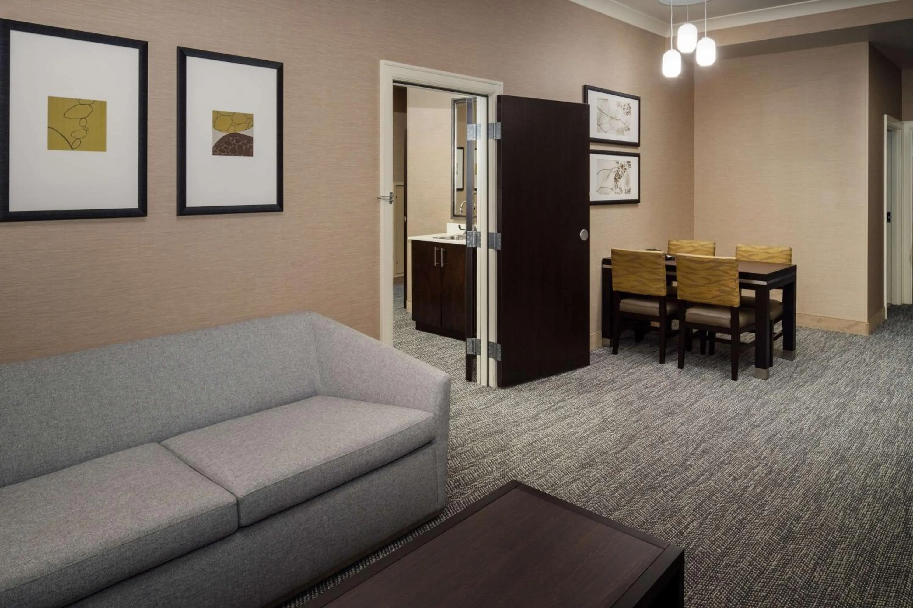 One-Bedroom King Suite with Roll-In Shower - Mobility Access/Non-Smoking in Embassy Suites Saint Louis - Downtown