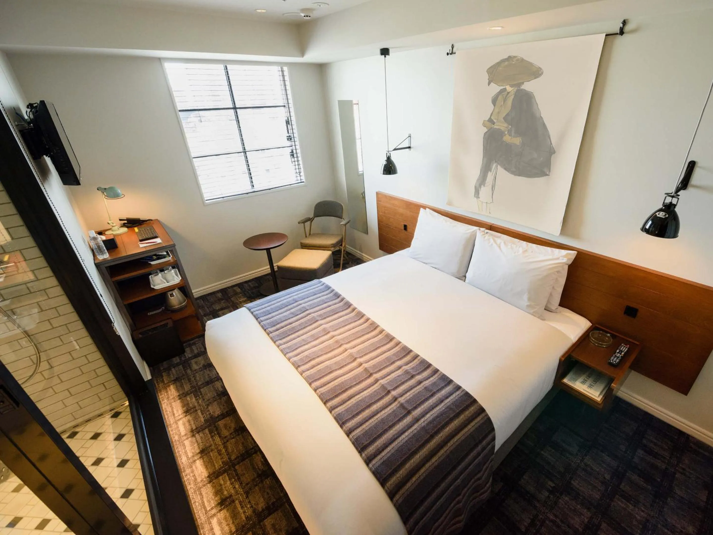 Double Room with Shower Only - Non-Smoking in Ebisuholic Hotel