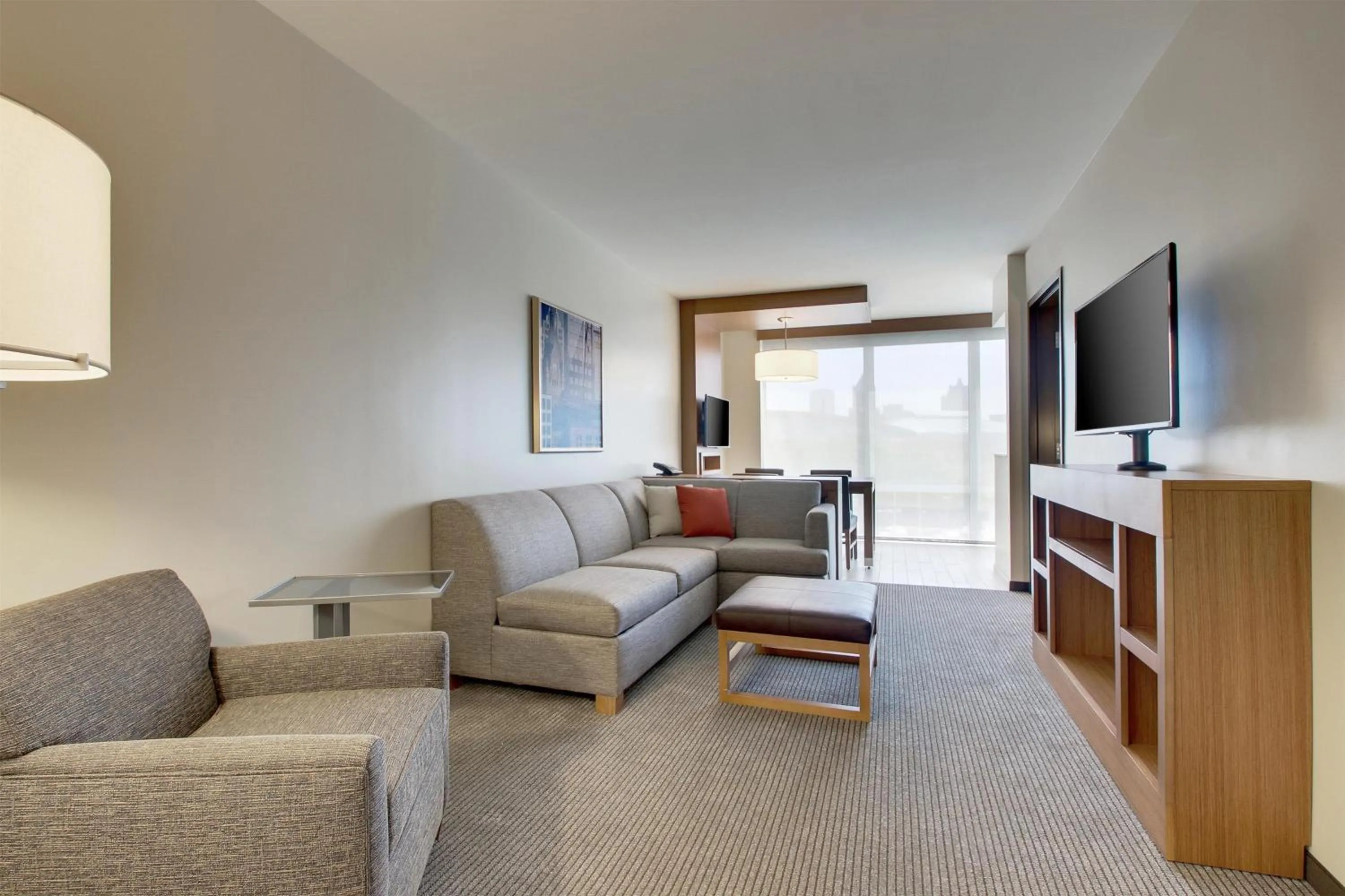 King Suite with Sofa Bed and Roll-In Shower - Disability Access in Hyatt Place Milwaukee Downtown