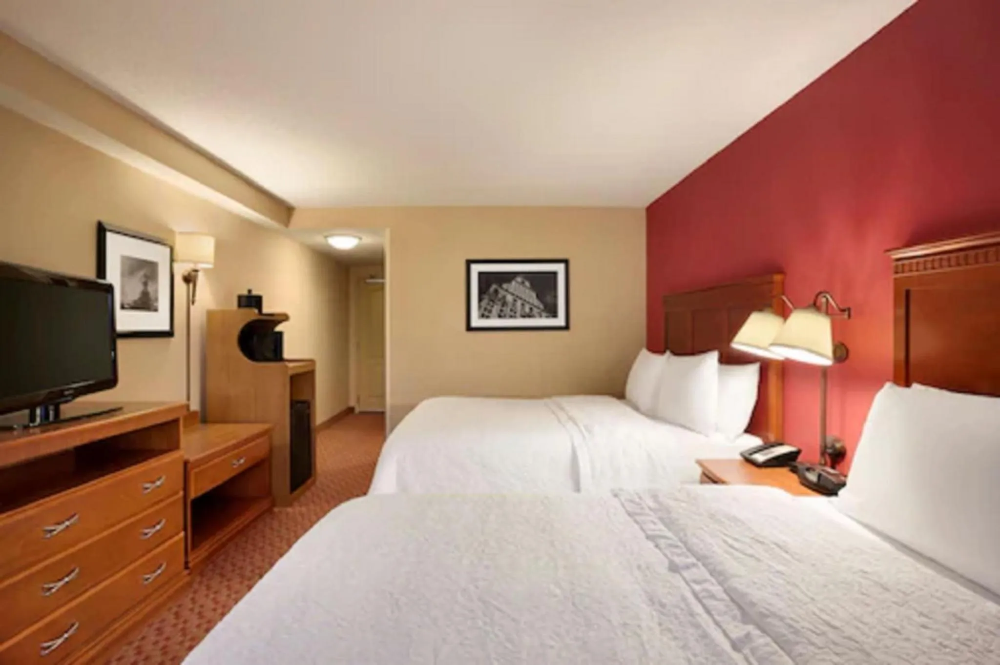 Queen Room with Two Queen Beds - Mobility Access/Non-Smoking in Hampton Inn & Suites East Hartford