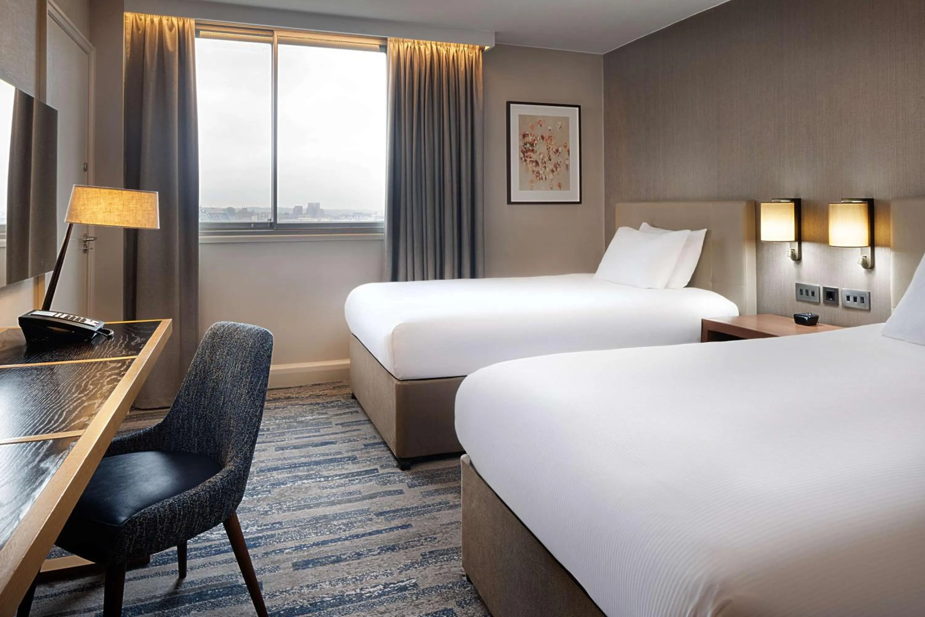 Twin Room in Hilton Leeds City