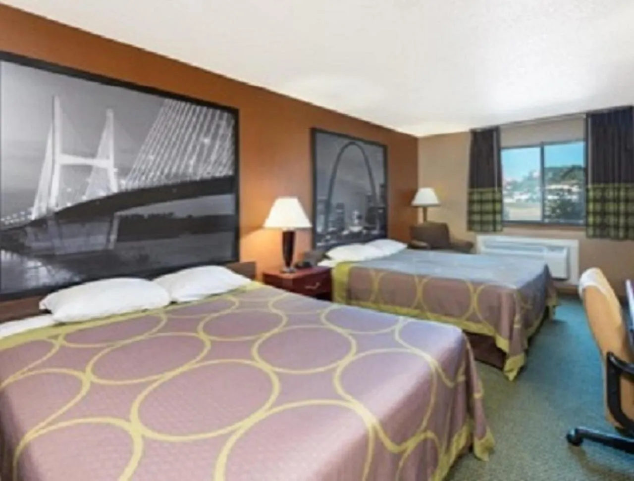 Queen Room with Two Queen Beds - Non-Smoking in Super 8 by Wyndham Poplar Bluff Missouri