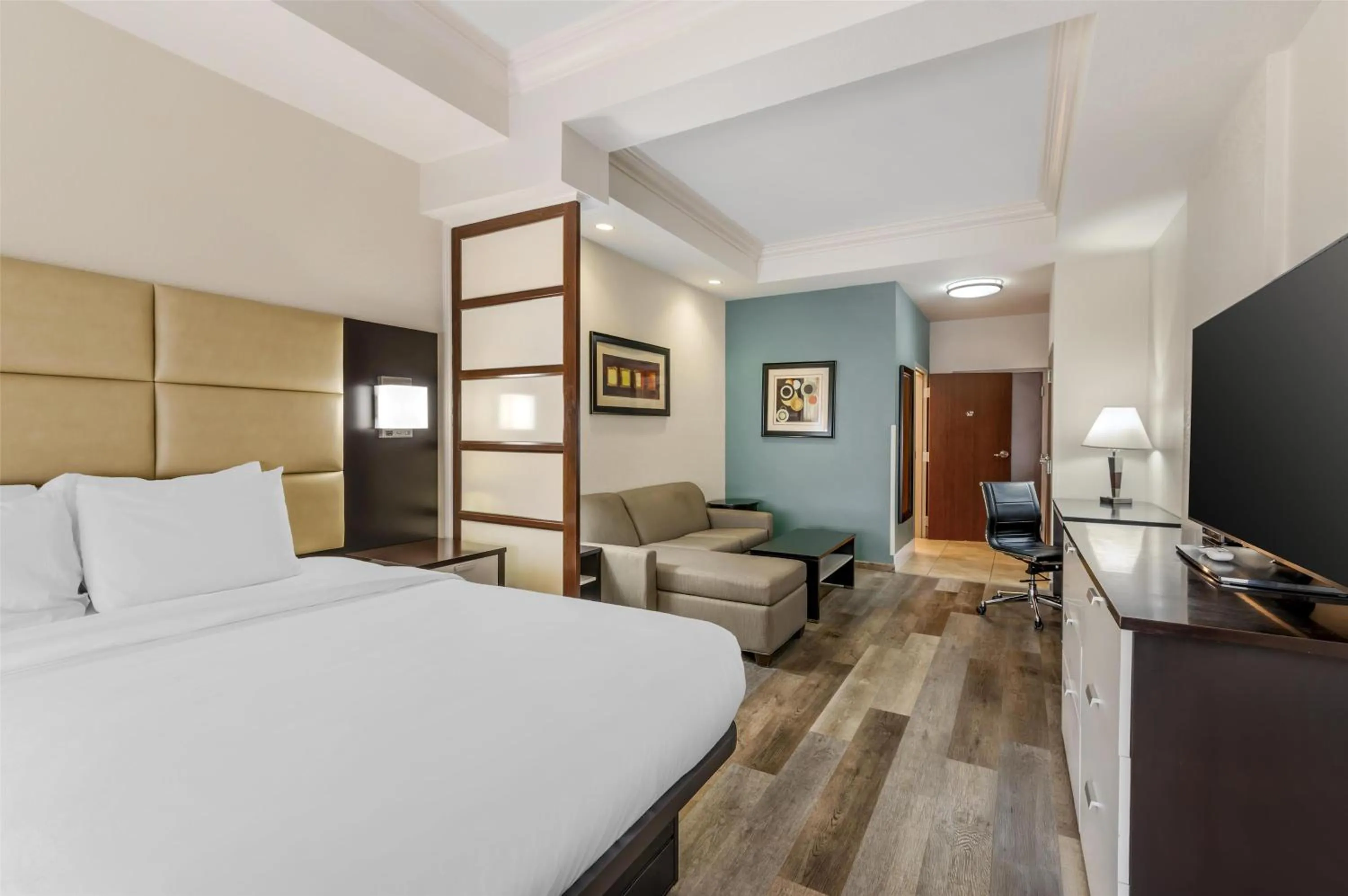 King Suite with Sofa Bed and Bathtub - Disability Access/Non-Smoking in Best Western Plus JFK Inn & Suites