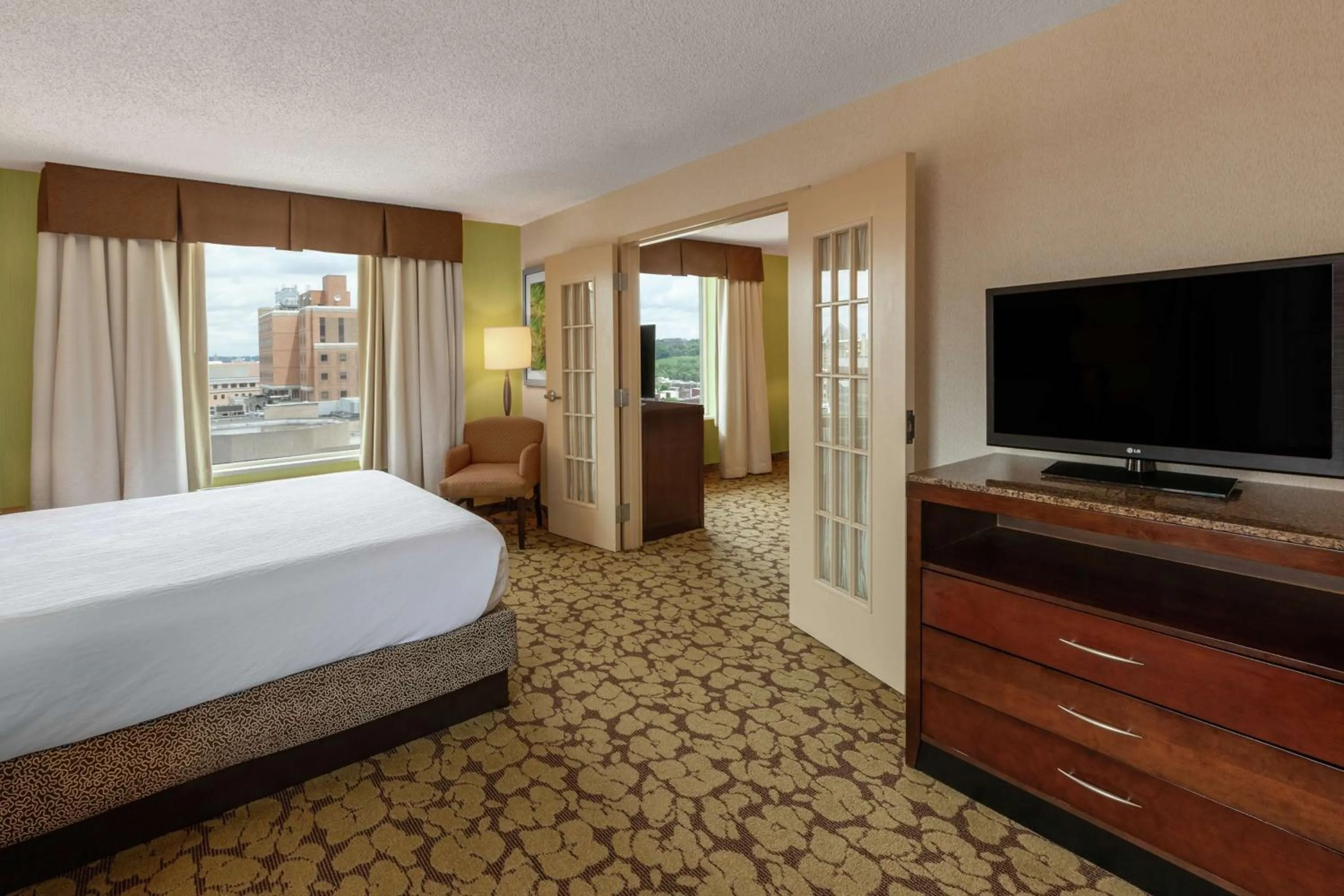 Deluxe King Suite - Disability Access in Hilton Garden Inn Pittsburgh University Place