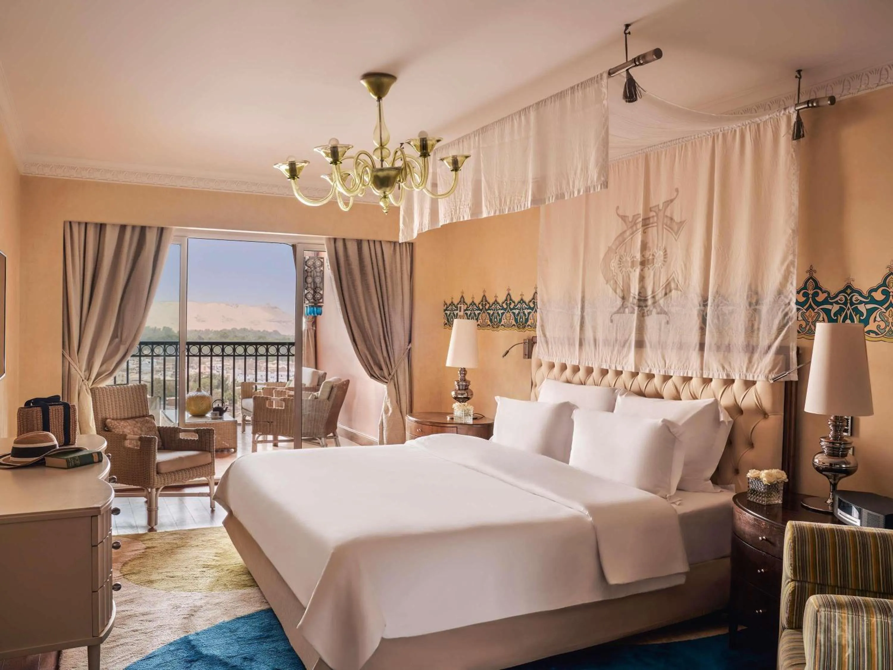 Luxury King Room with Terrace and River View in Sofitel Legend Old Cataract