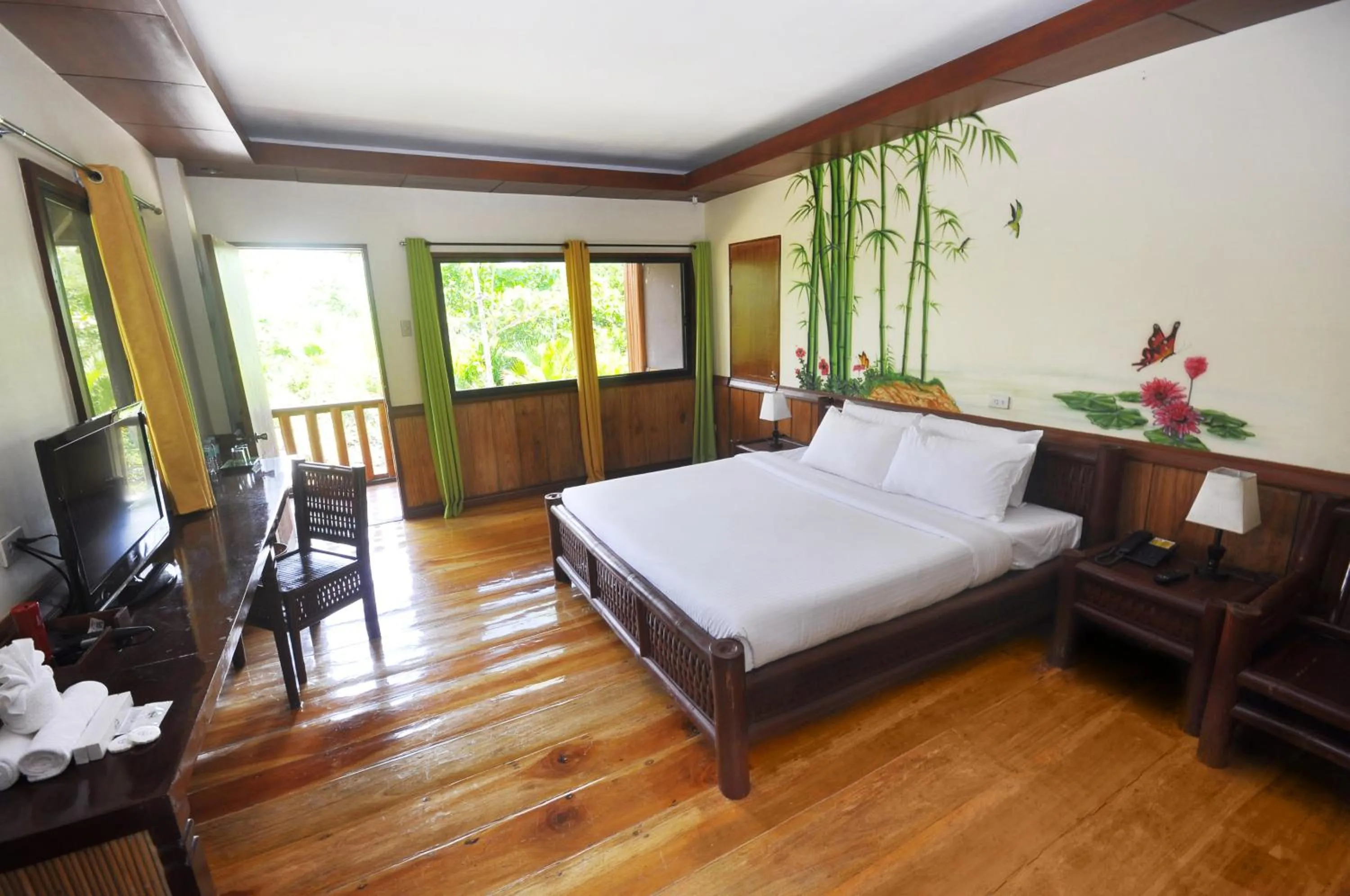 Deluxe Double or Twin Room with Garden View in Loboc River Resort