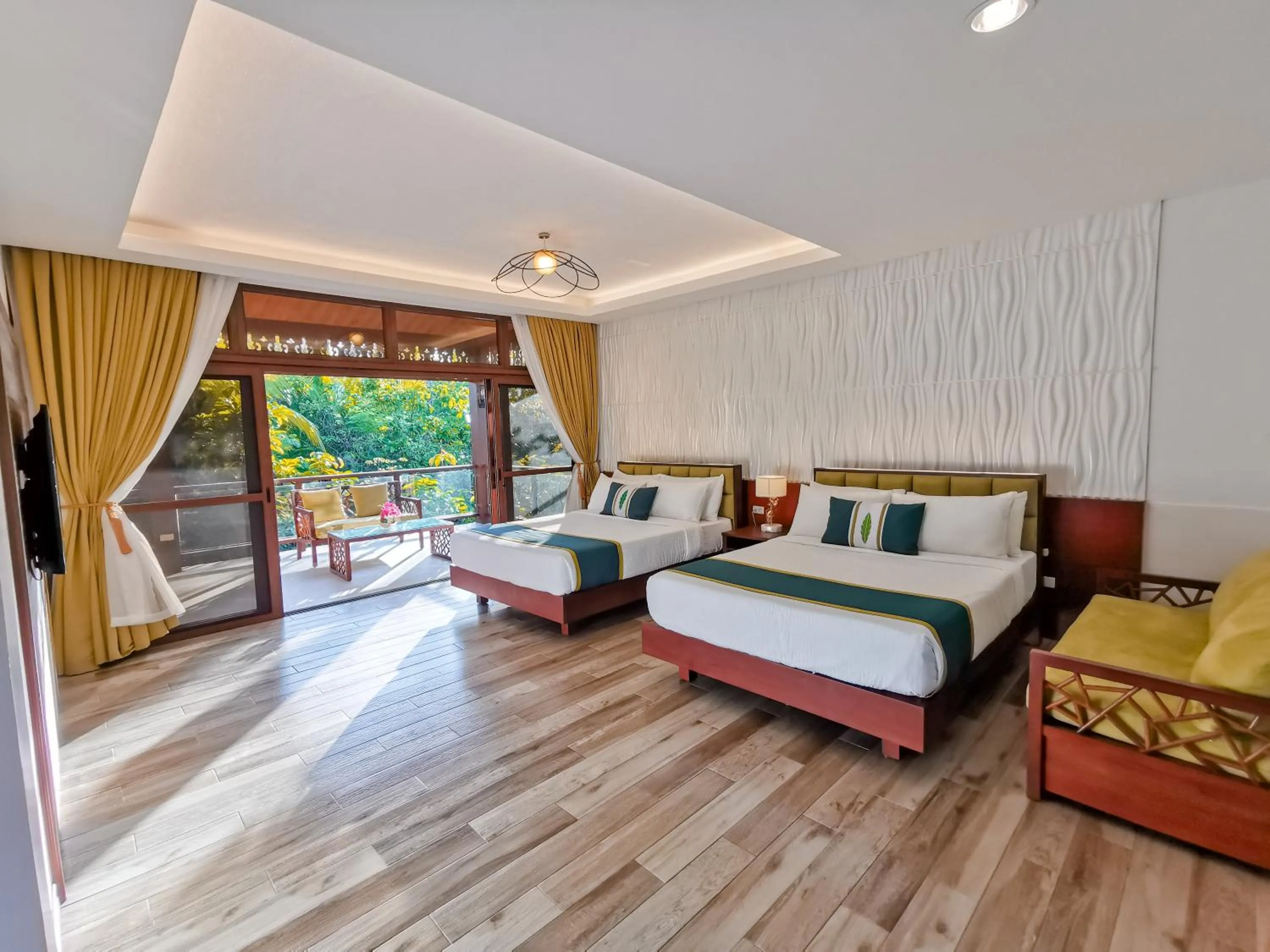 Family Room with Balcony in Loboc River Resort