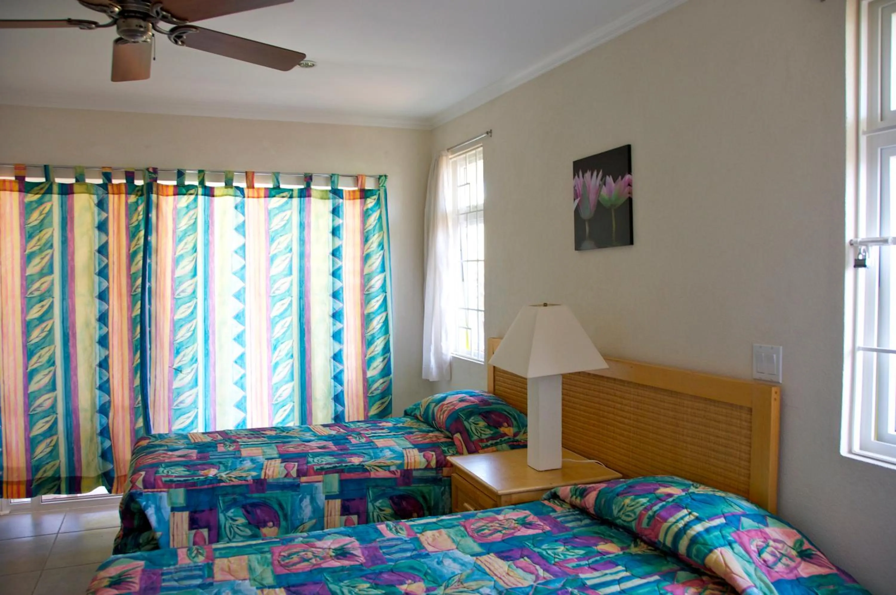 Studio with Two Twin Beds with Air Conditioning in Adulo Apartments