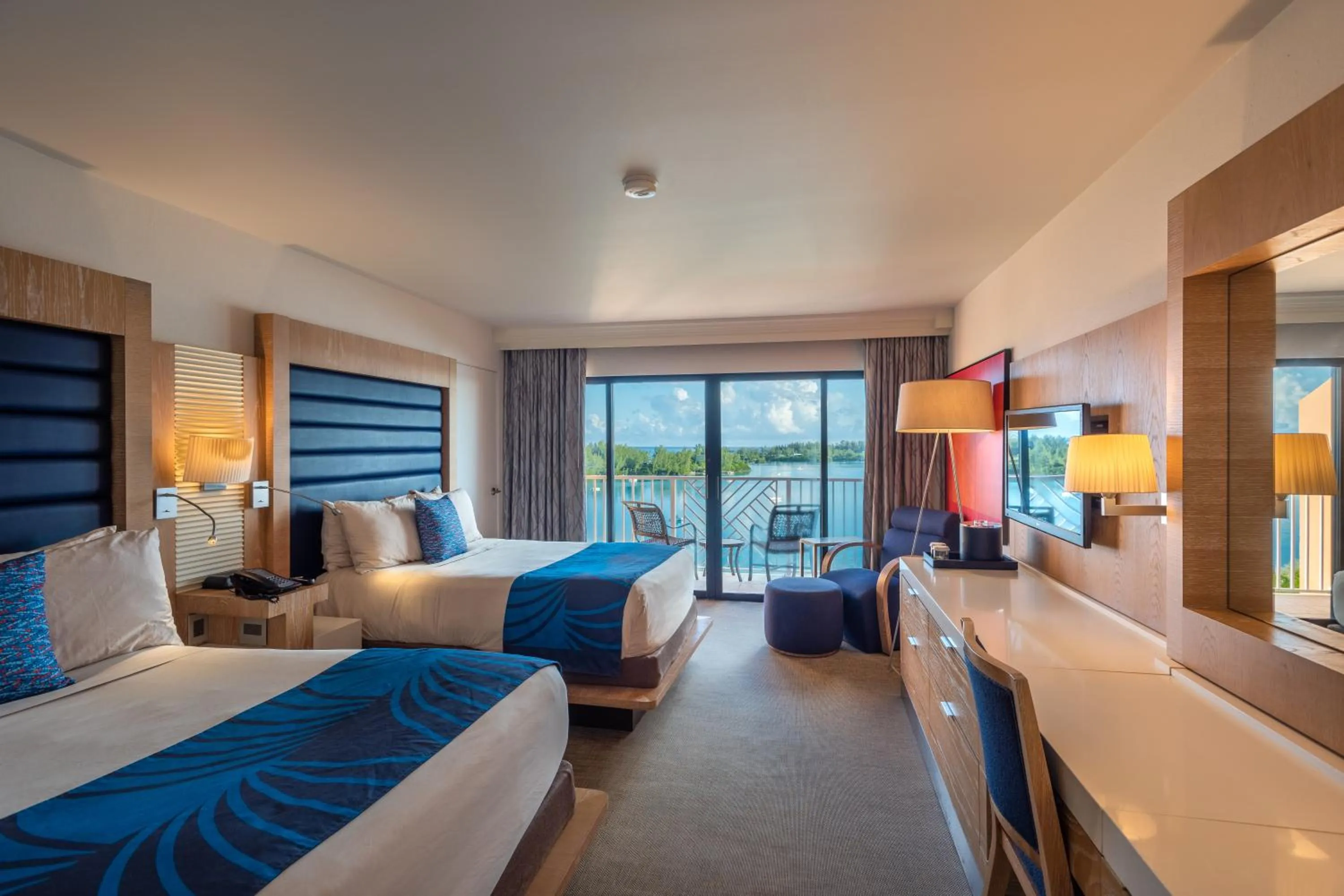 Ocean Front Deluxe Double in Grotto Bay Beach Resort
